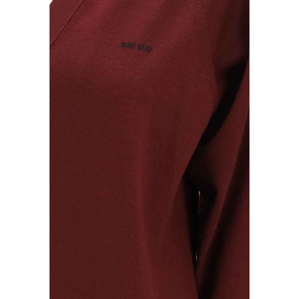 Bordeaux Wool Oves Aries Cardigan