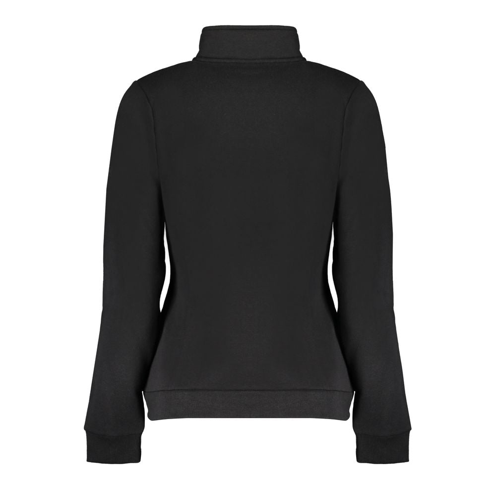 Black Cotton Women's Sweatshirt