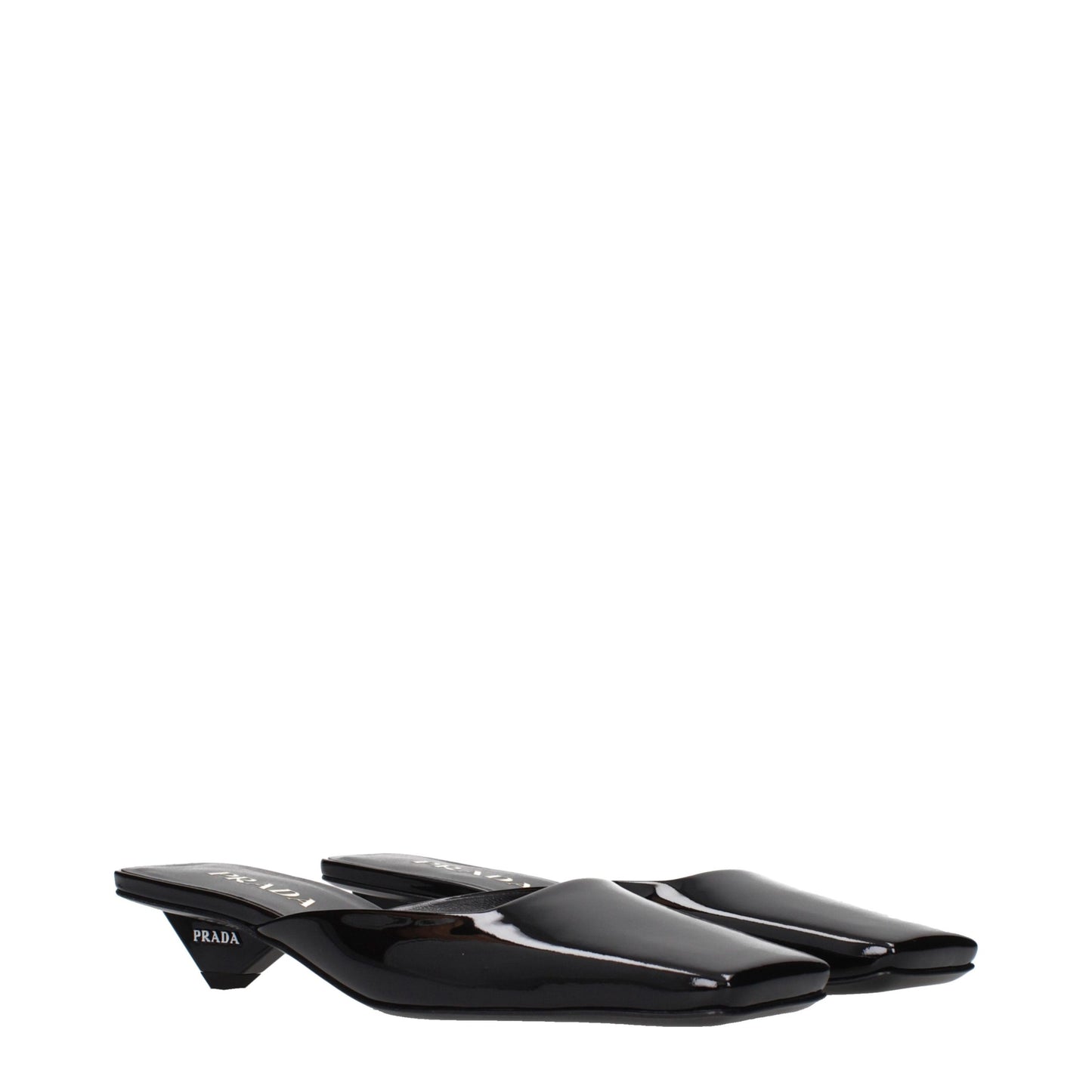 Black Leather Flat Sandals