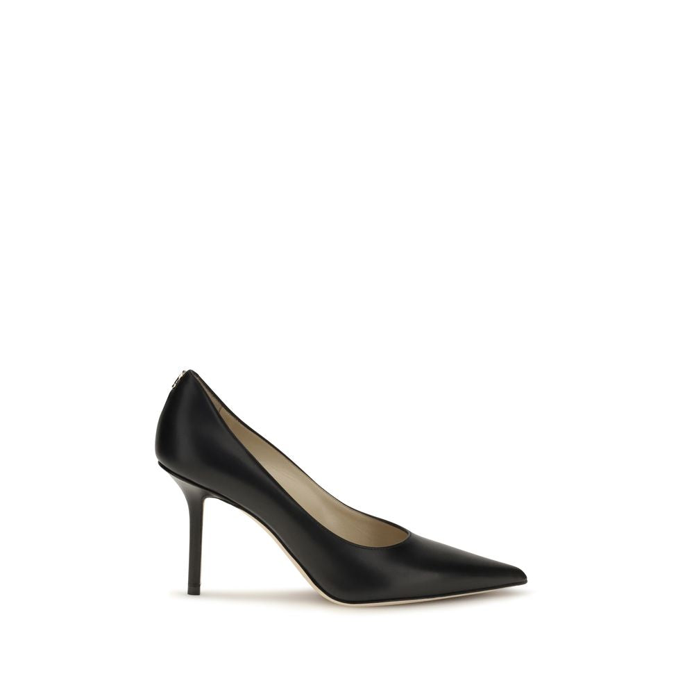 Black Calf Leather Bos Taurus High Heel Pumps