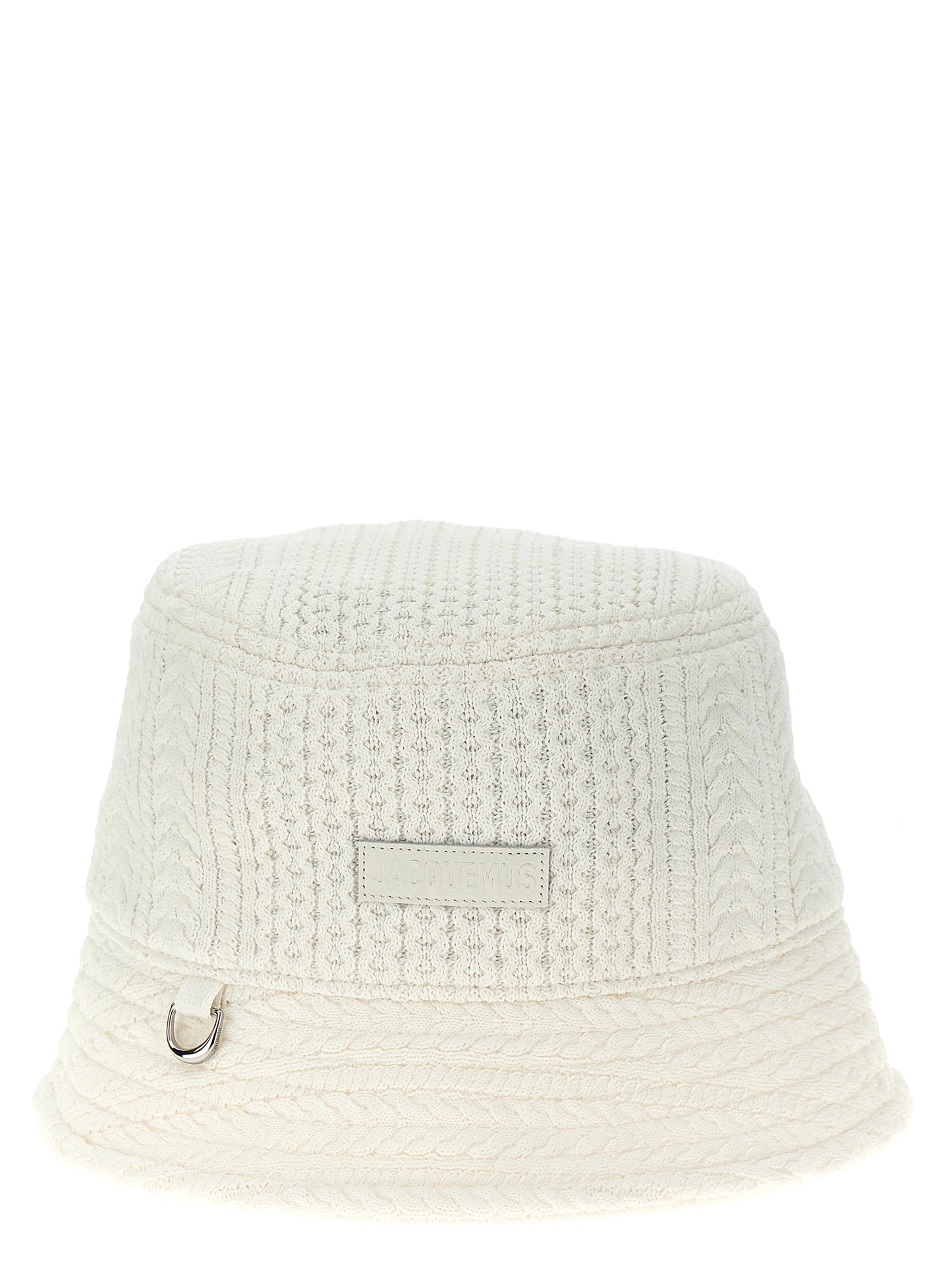White Viscose Bucket Hat