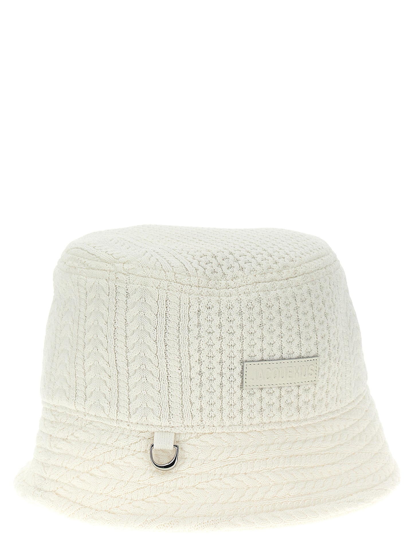 White Viscose Bucket Hat