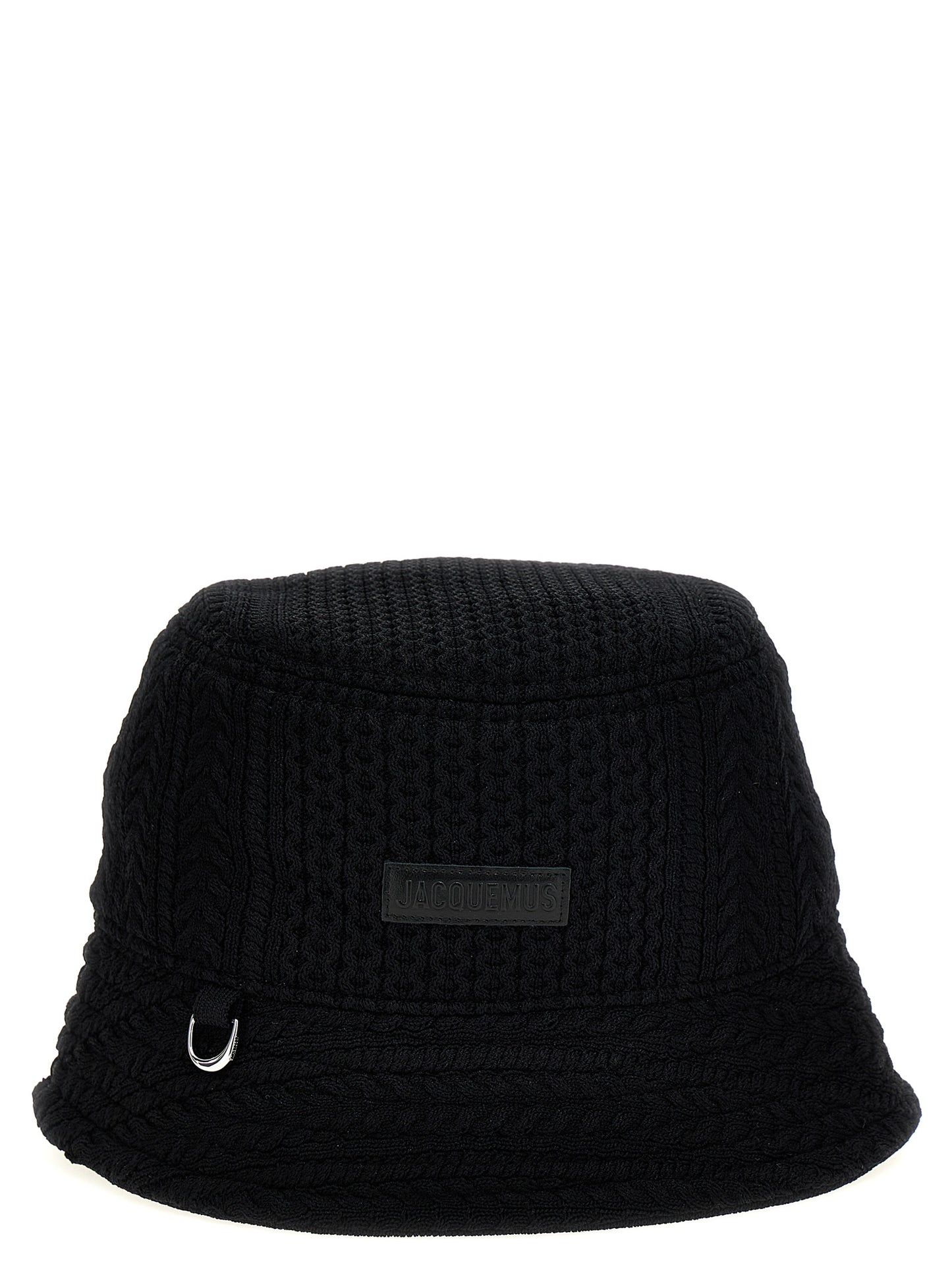 Black Viscose Bucket Hat