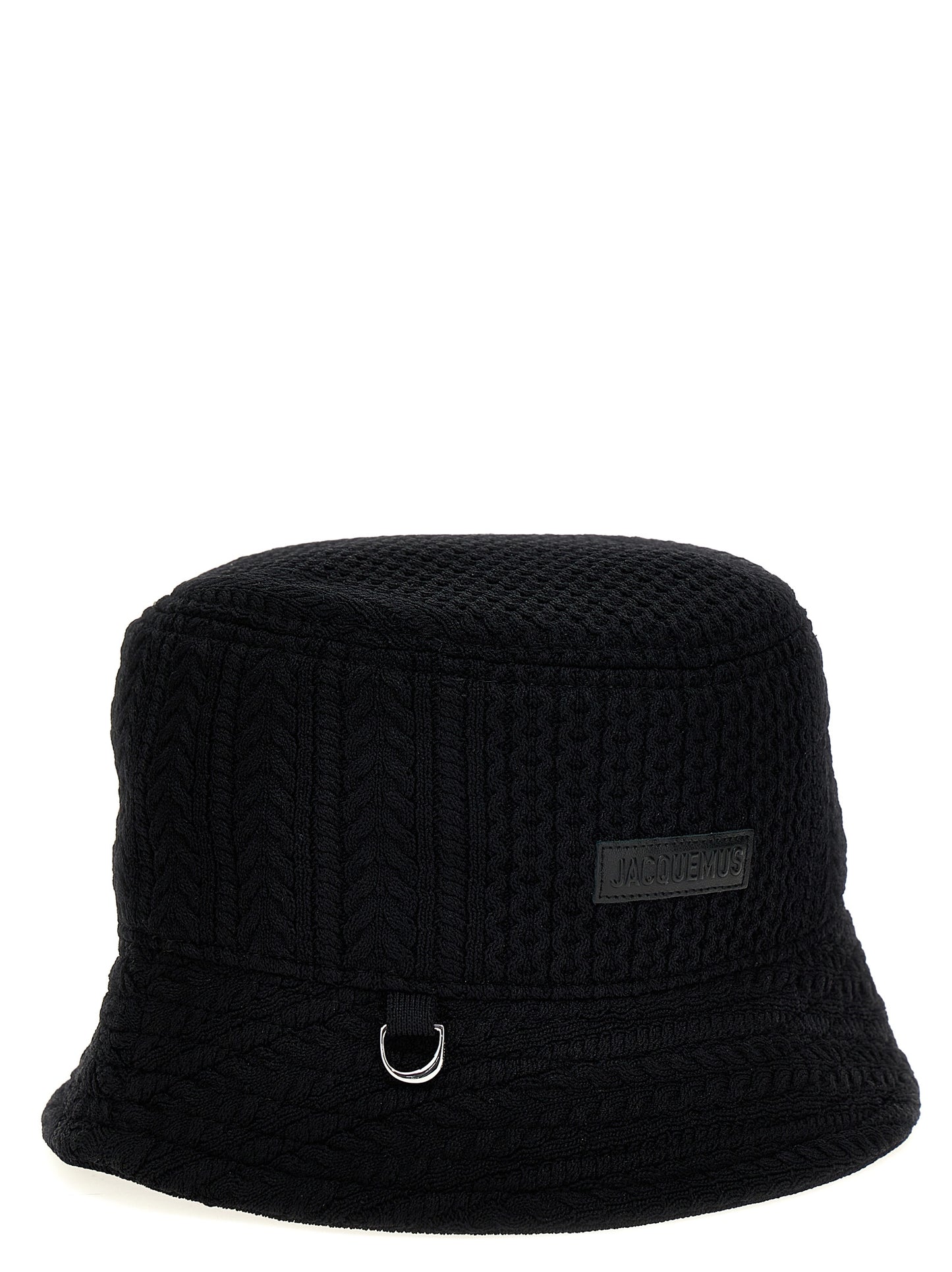 Black Viscose Bucket Hat