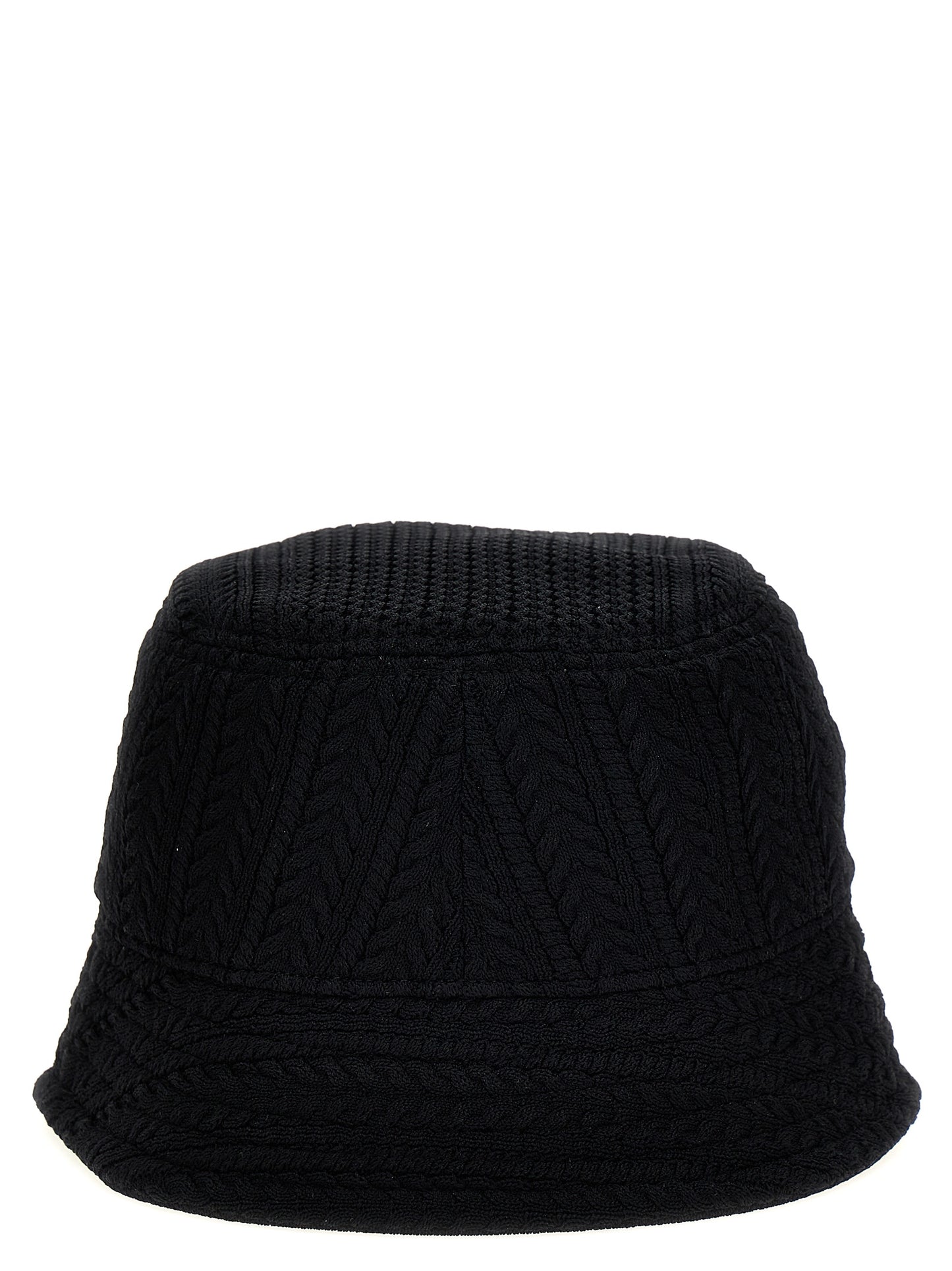 Black Viscose Bucket Hat