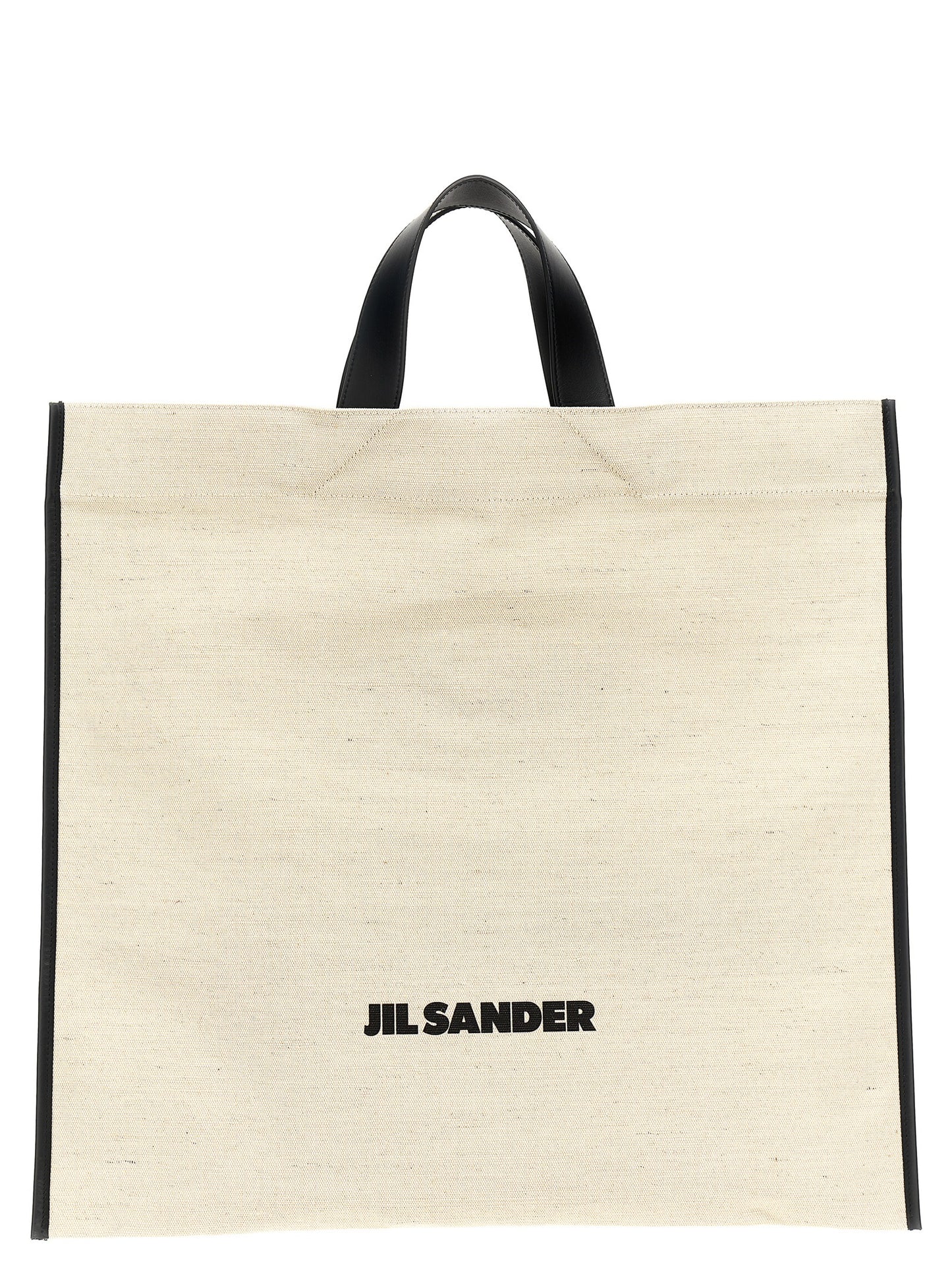 Bicolor Jute Tote Bag