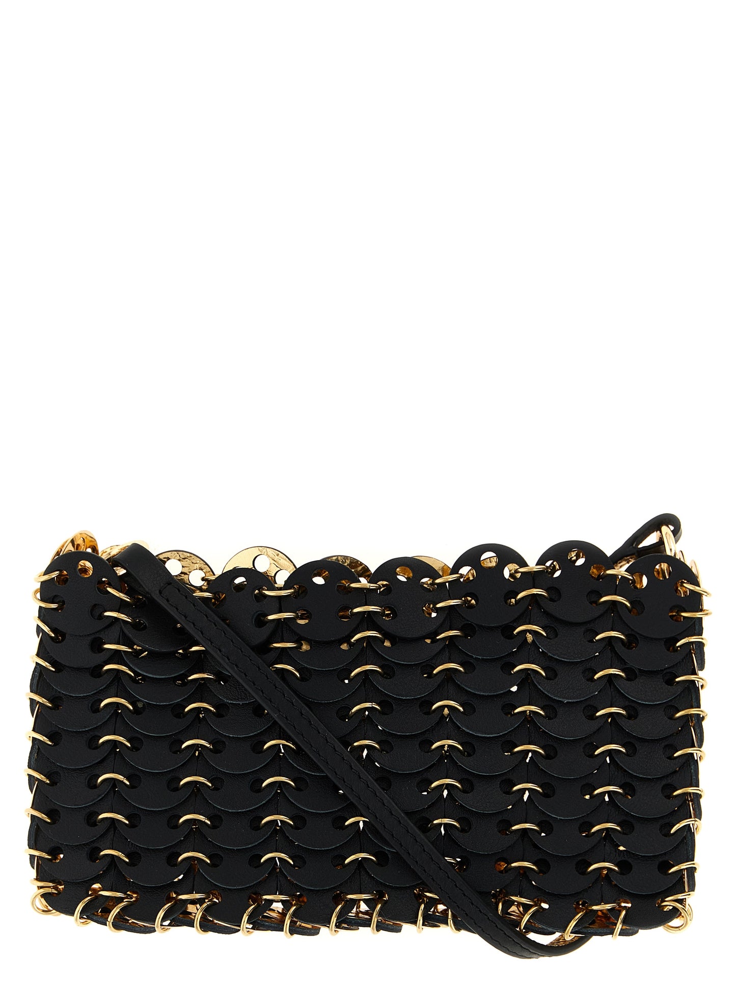 Black Calfskin Crossbody Bag