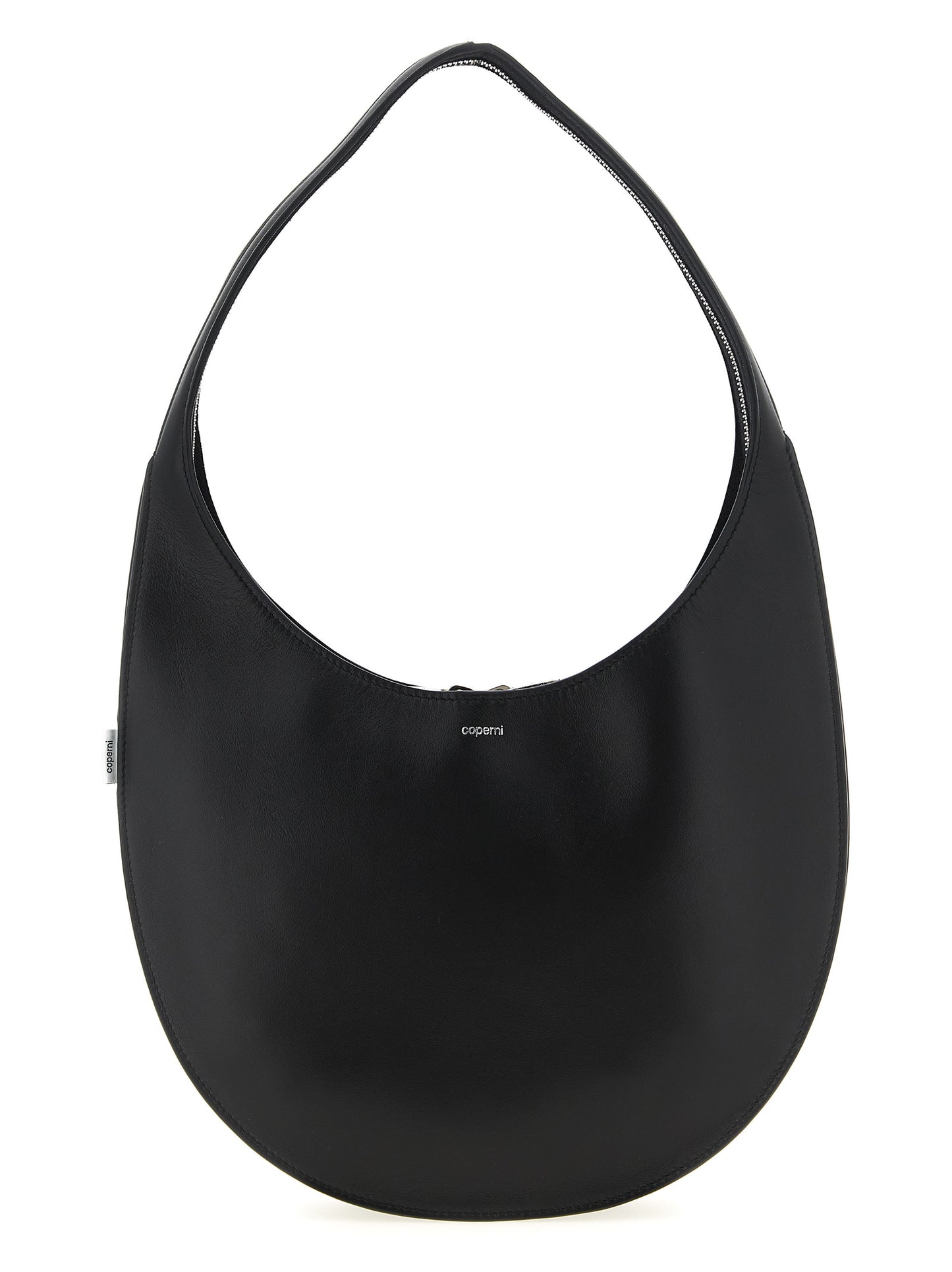 Black Cowhide Shoulder Bag
