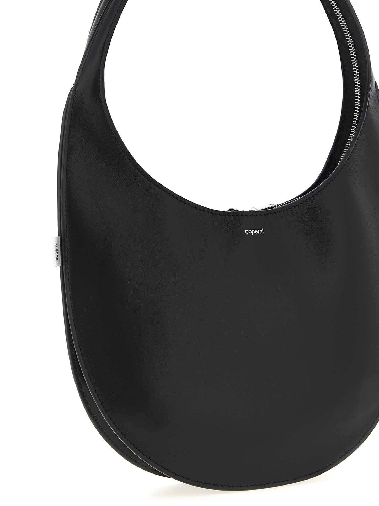 Black Cowhide Shoulder Bag