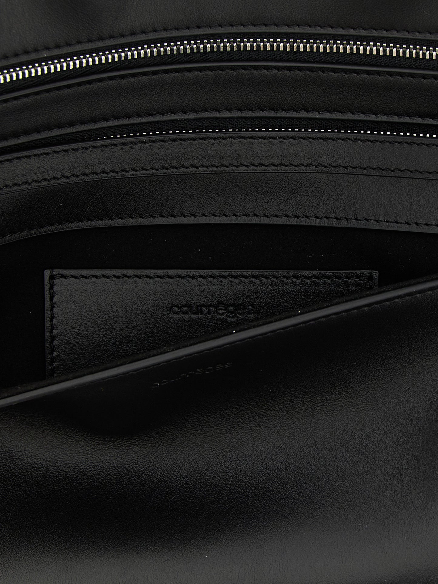 Black Cowhide Clutch Bag
