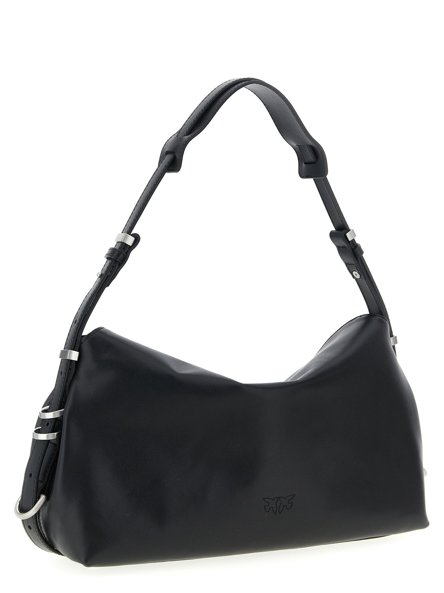 Black Goatskin Shoulder Bag