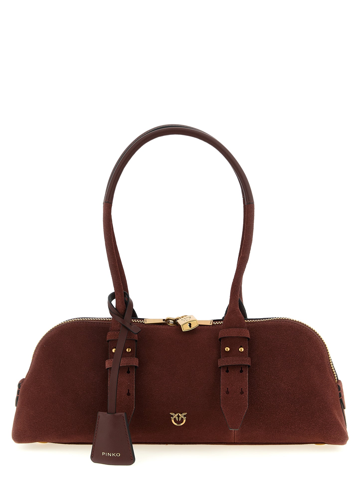 Bordeaux Cowhide Shoulder Bag
