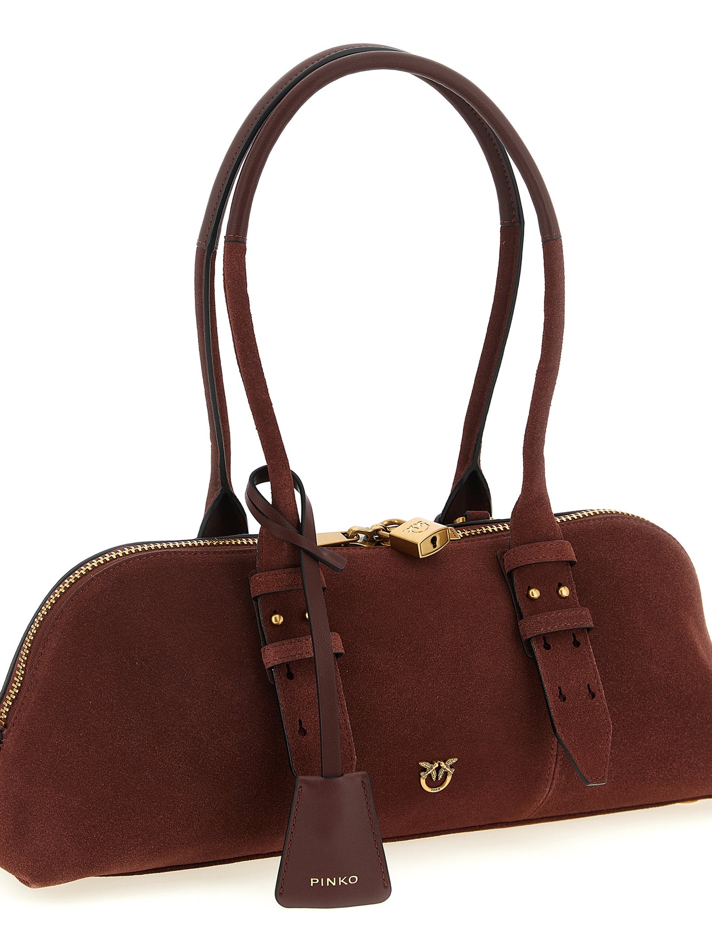 Bordeaux Cowhide Shoulder Bag