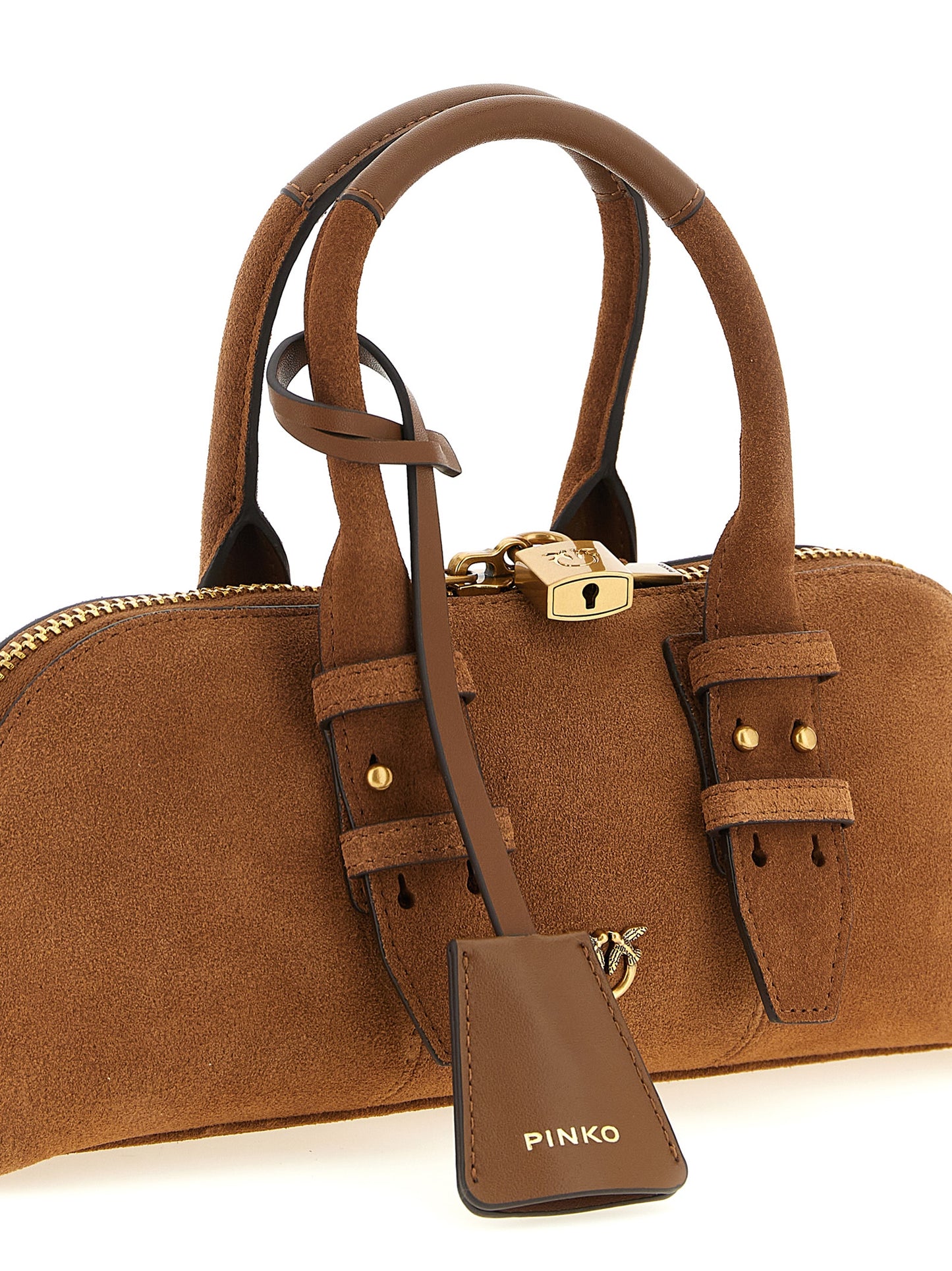Brown Cowhide Shoulder Bag