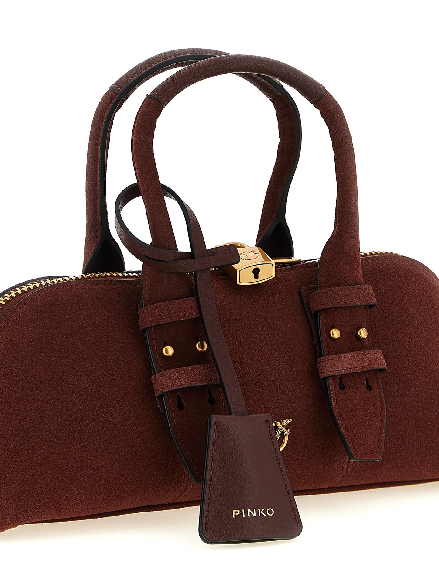 Bordeaux Cowhide Shoulder Bag