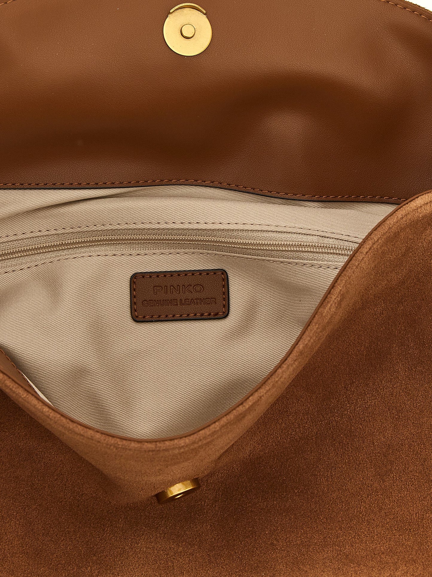 Brown Cowhide Shoulder Bag