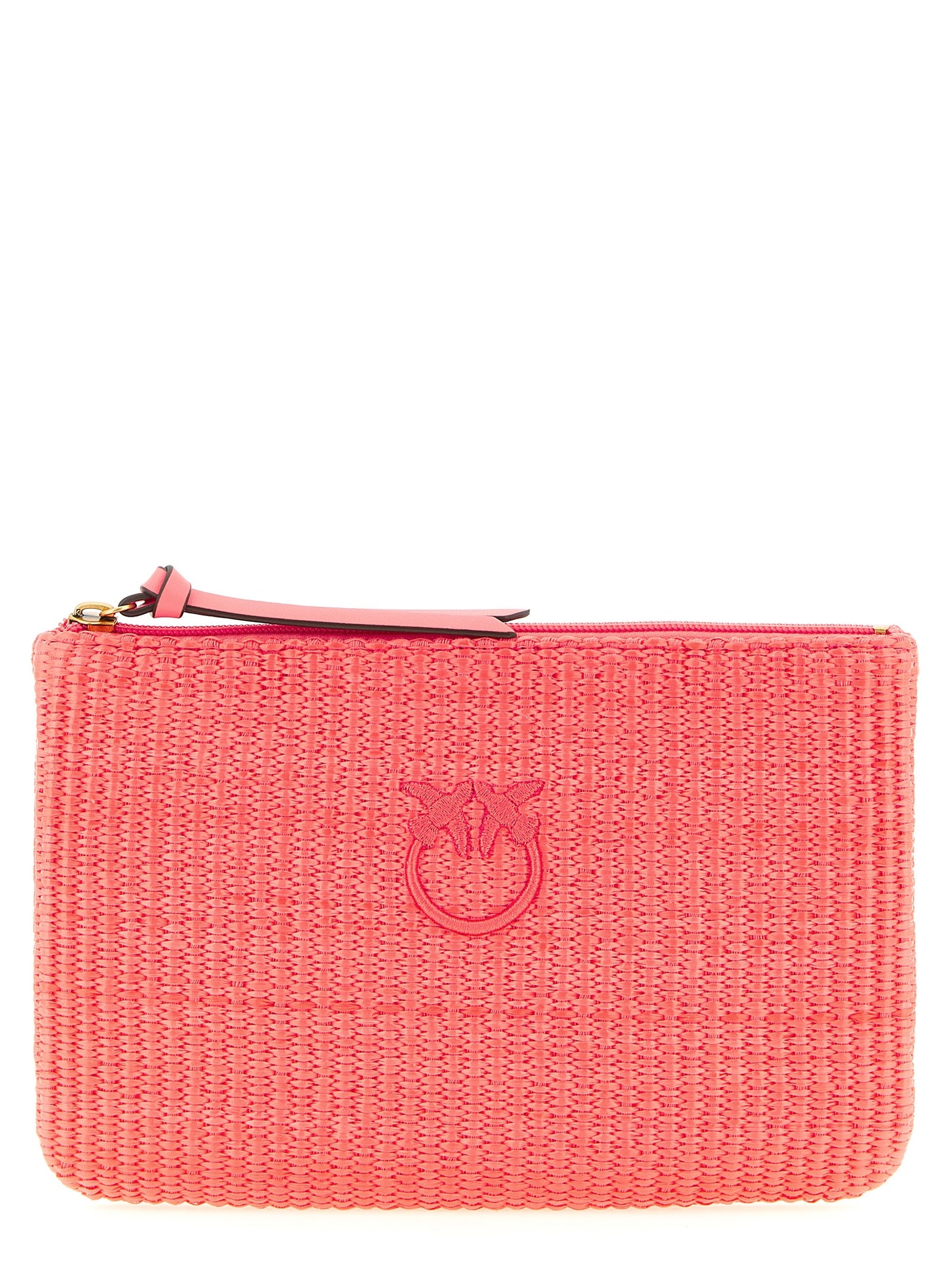 Fuchsia Polypropylene Clutch Bag