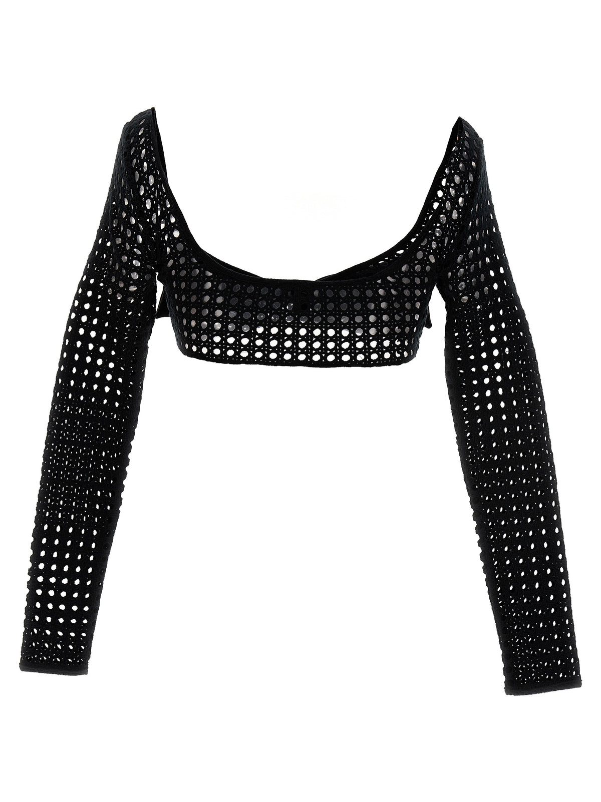 Black Polyester Blouse