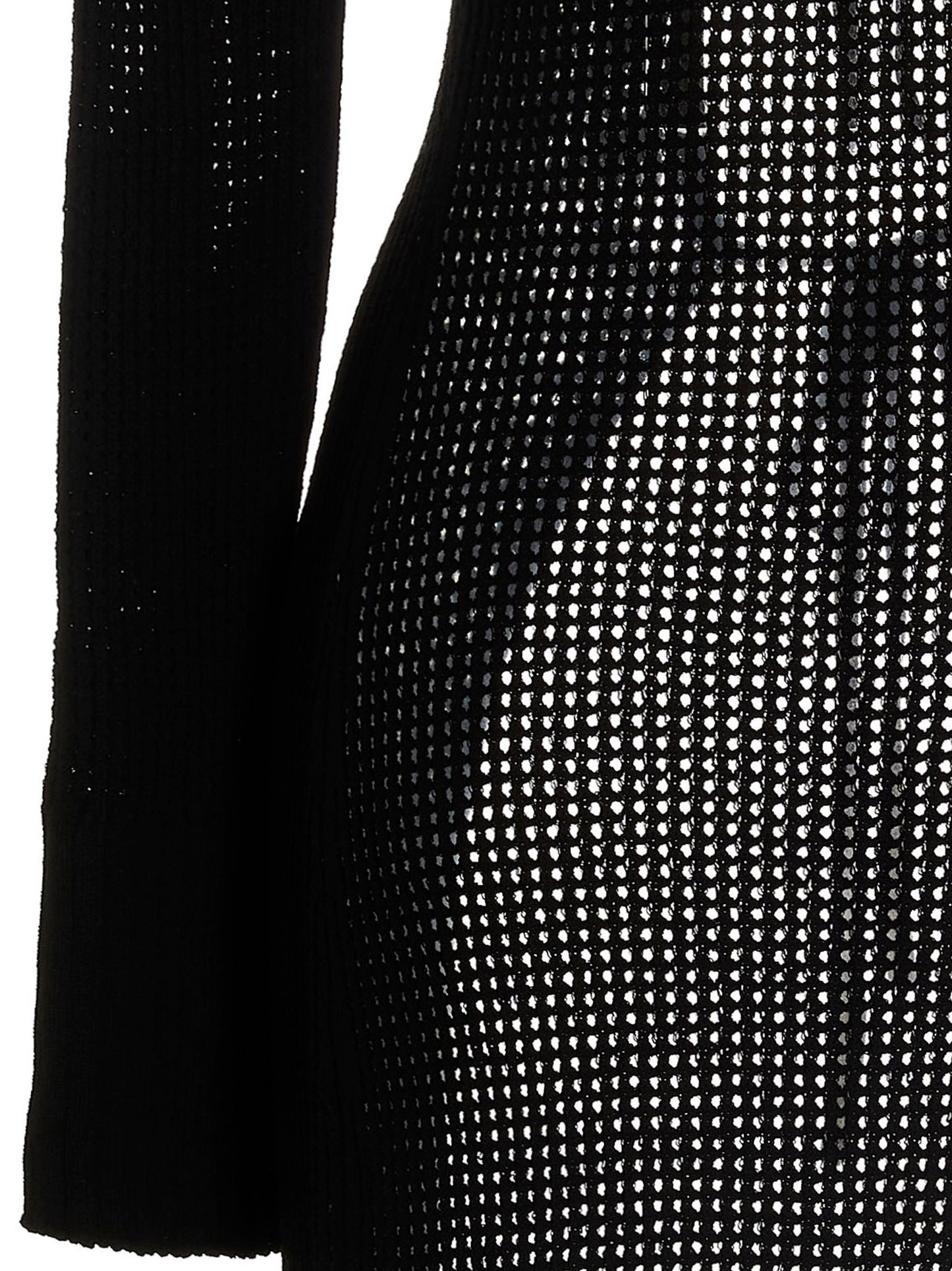 Black Viscose Cardigan