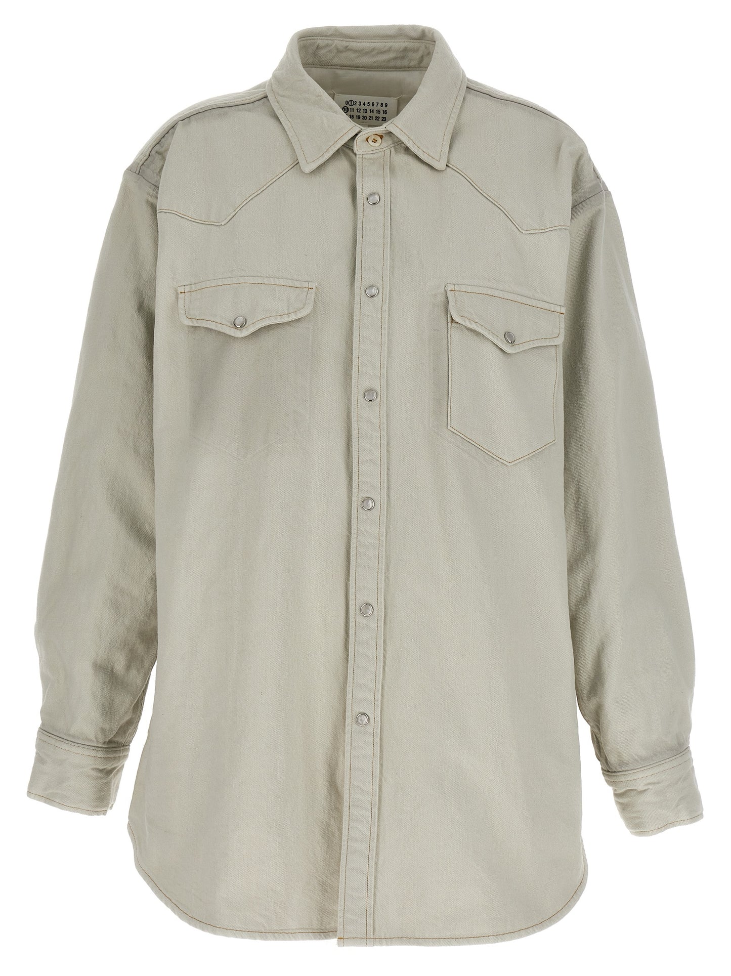 White Cotton Denim Jacket