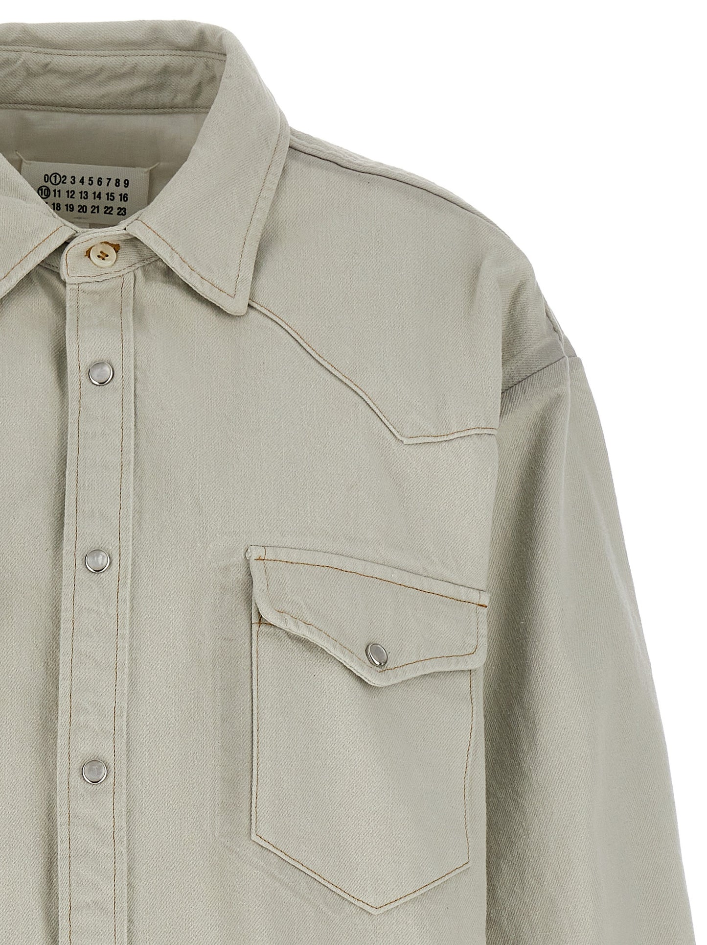 White Cotton Denim Jacket