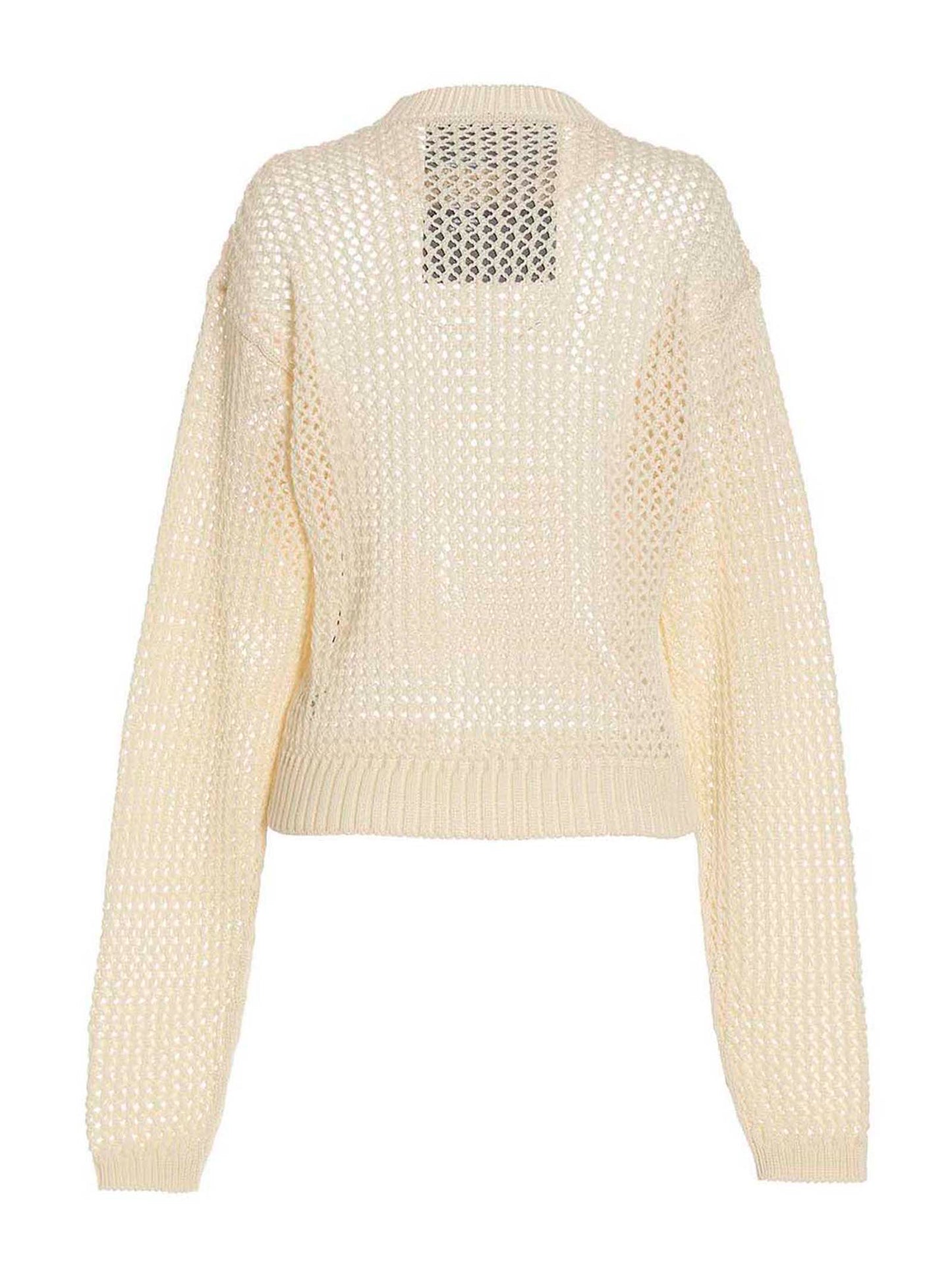 White Cotton Cardigan