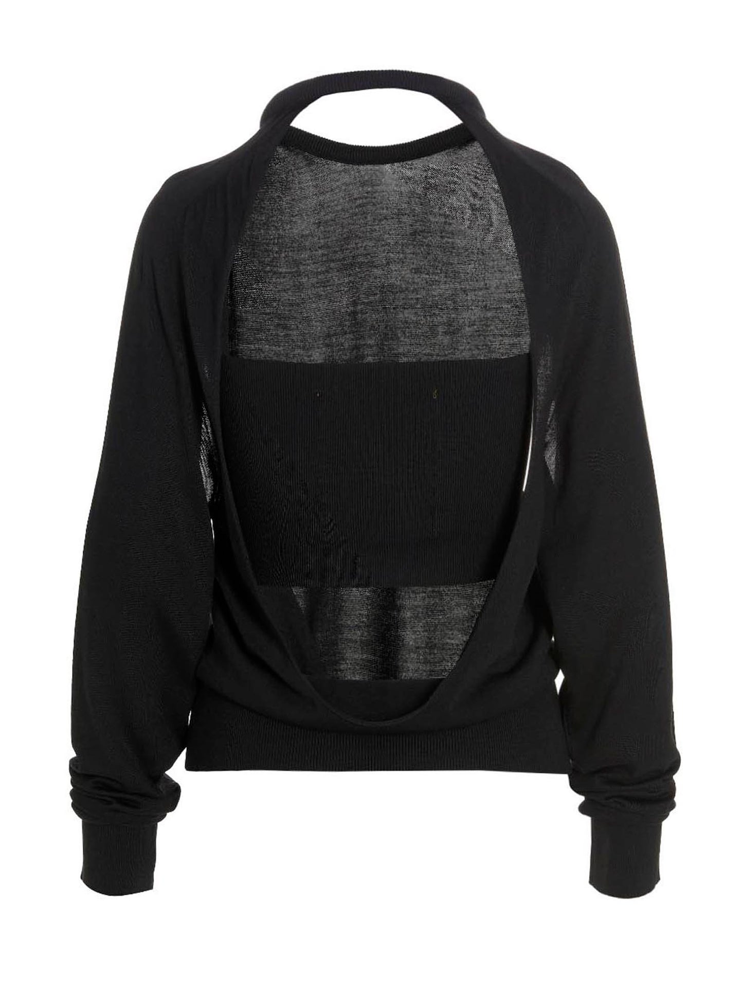 Black Silk Cardigan