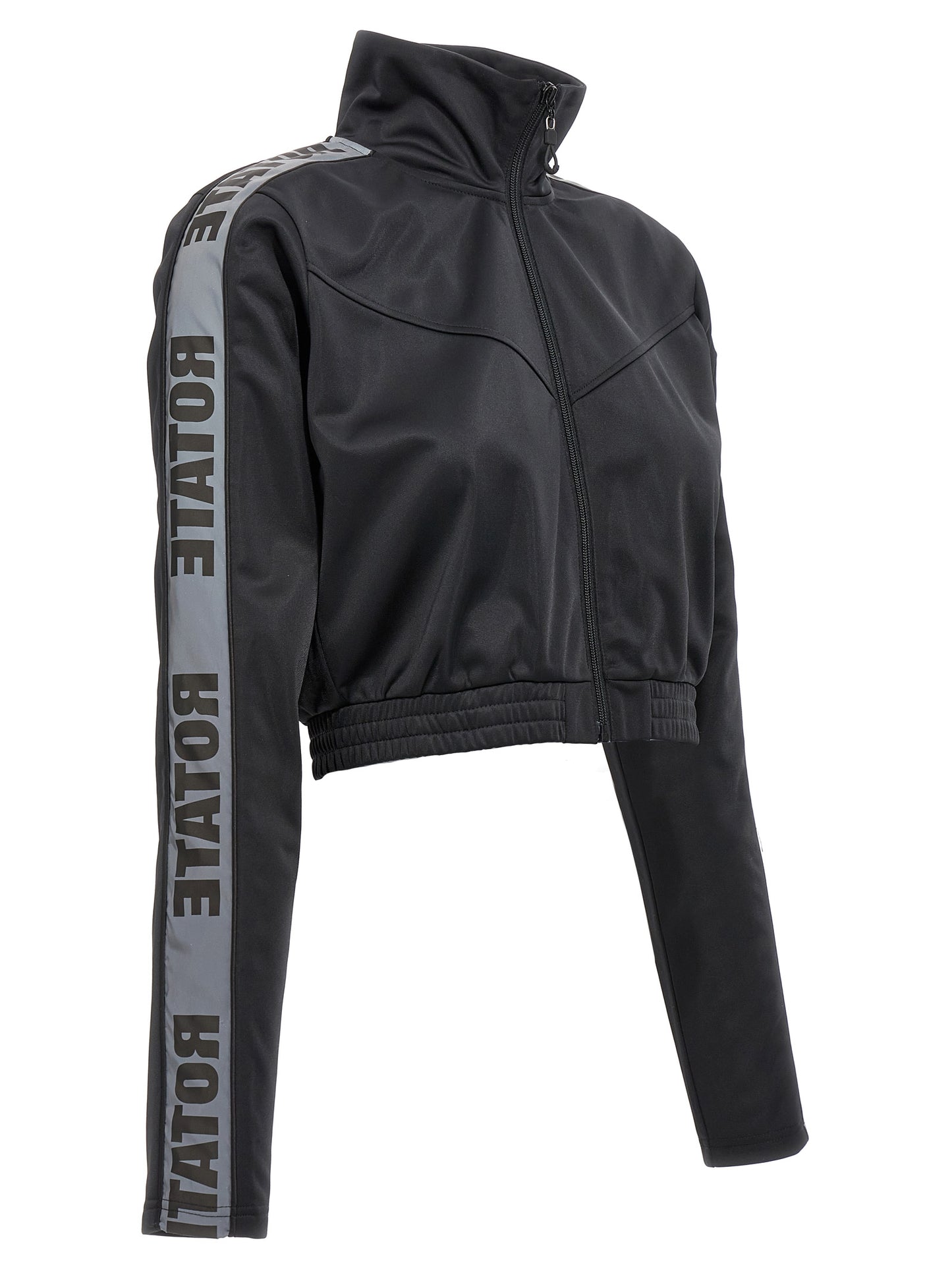 Black Polyester Sweatshirt