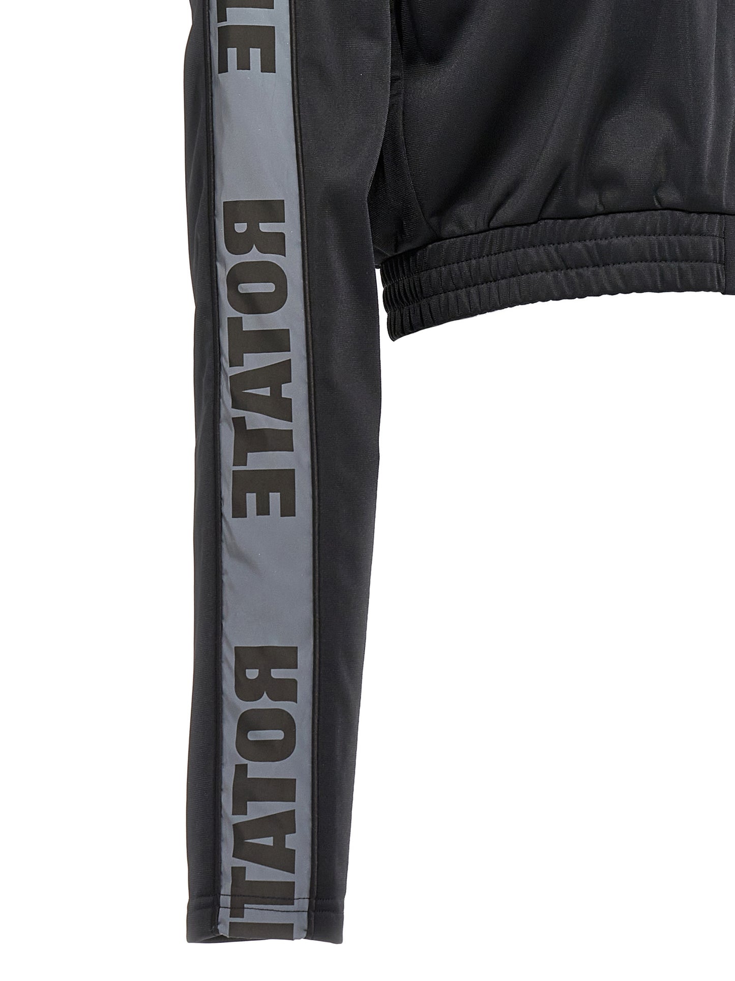 Black Polyester Sweatshirt