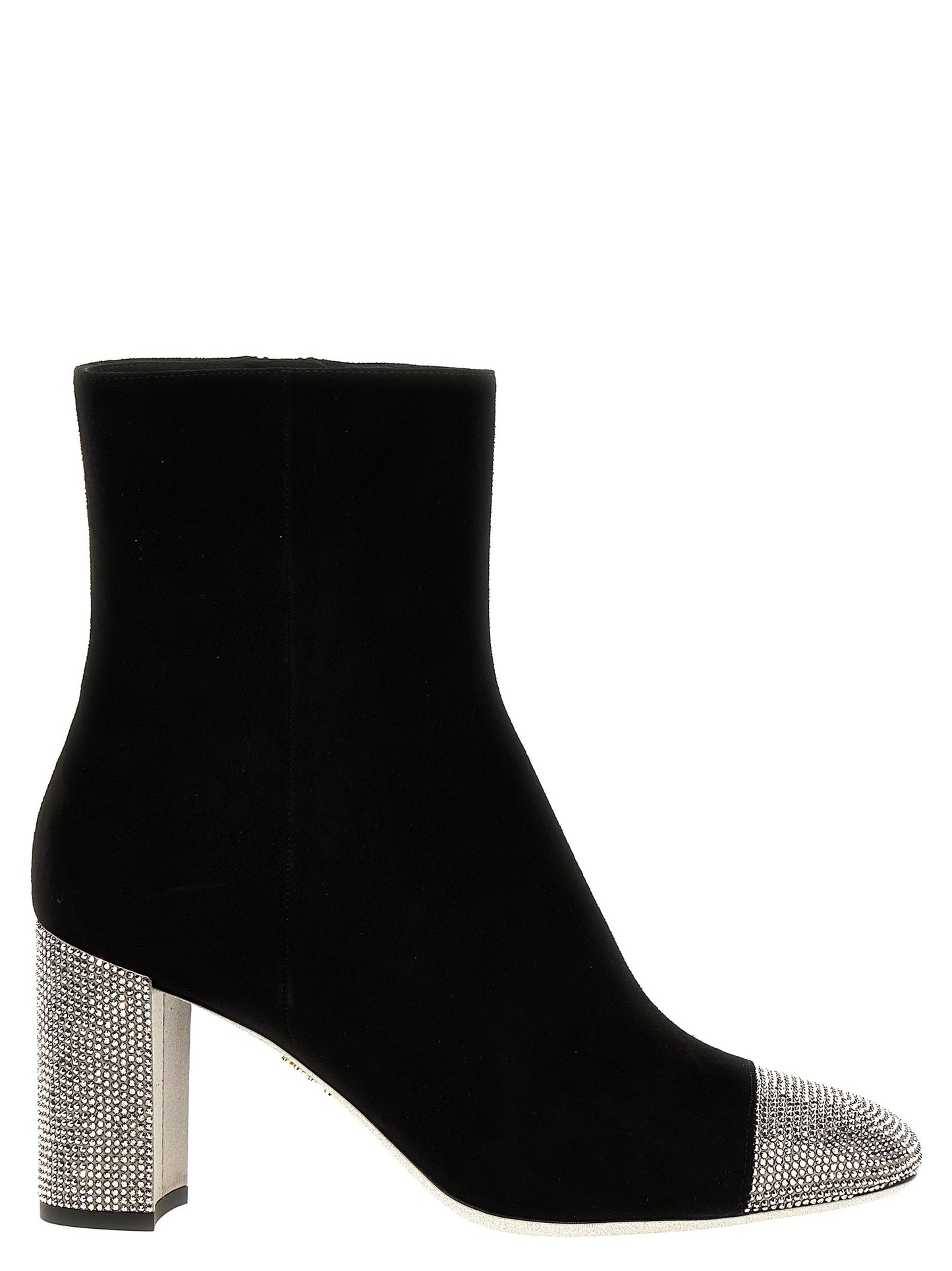 Black Leather Ankle Boots