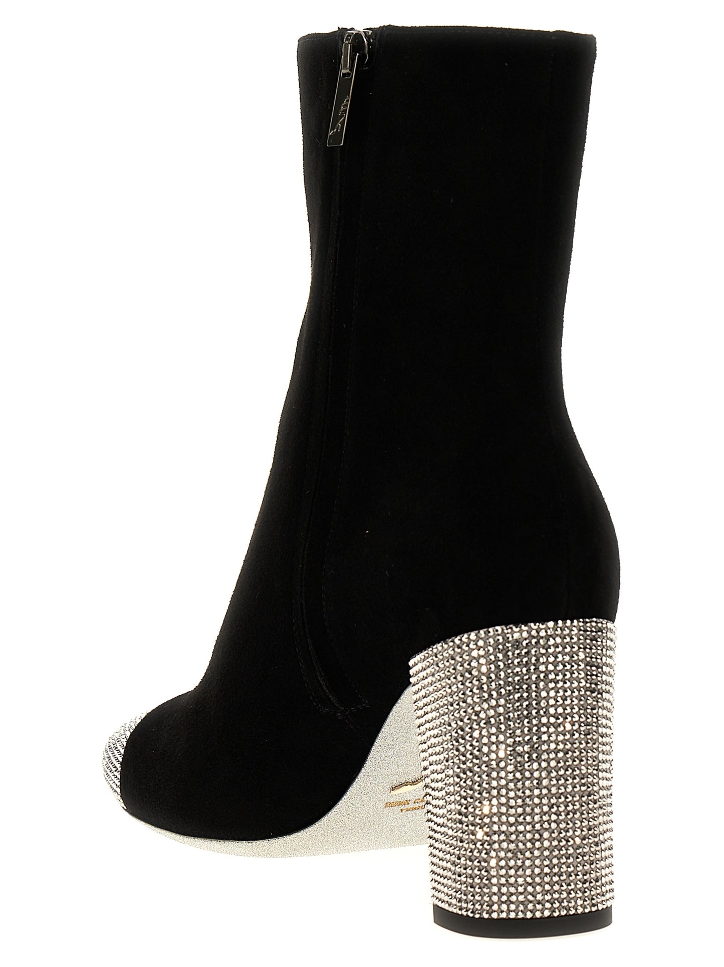 Black Leather Ankle Boots