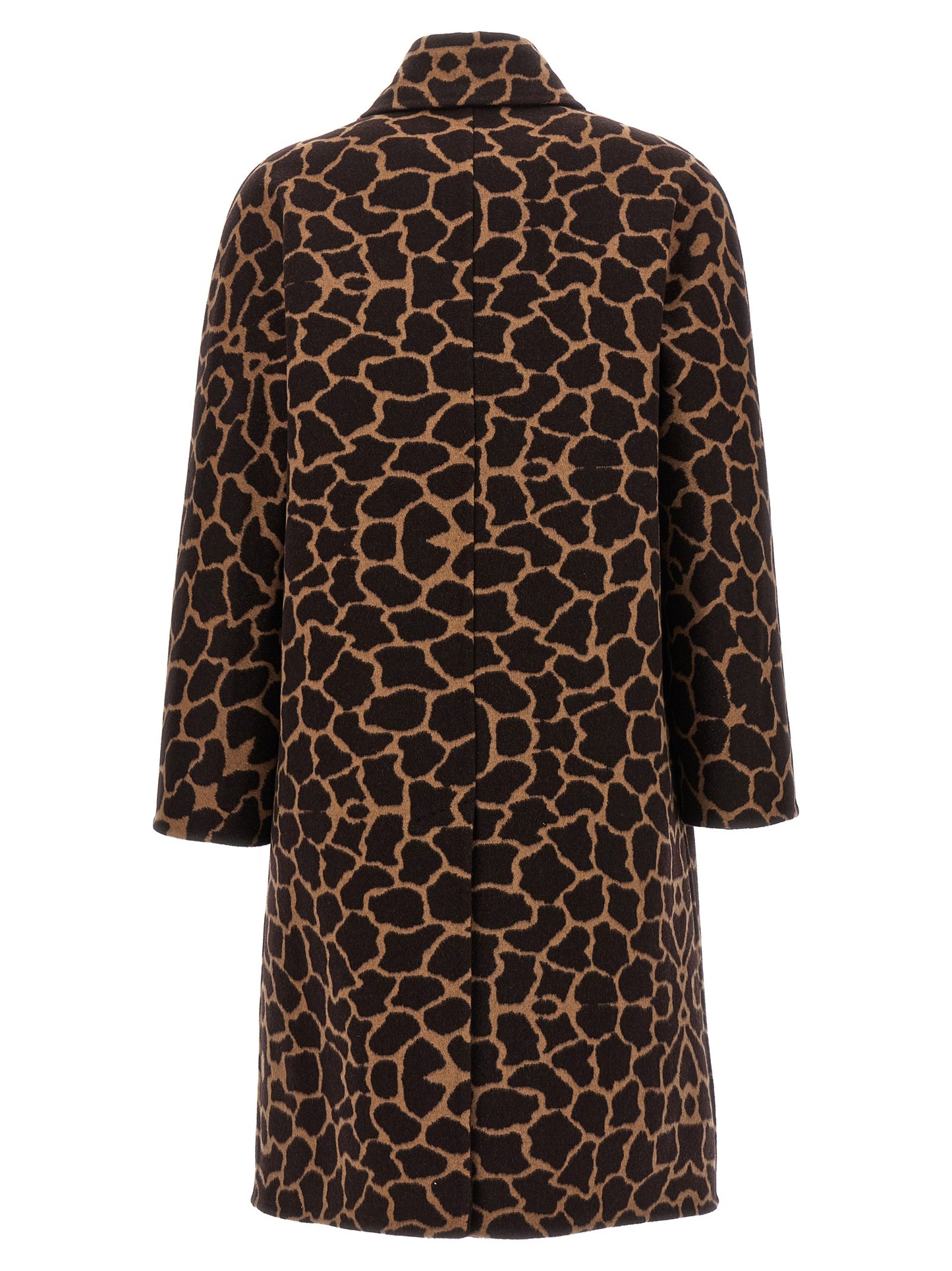 Brown Virgin Wool Coat
