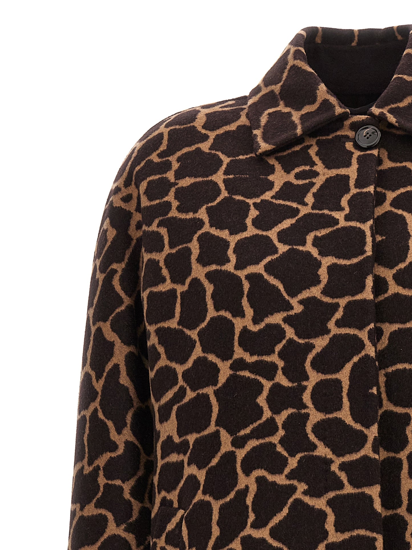 Brown Virgin Wool Coat