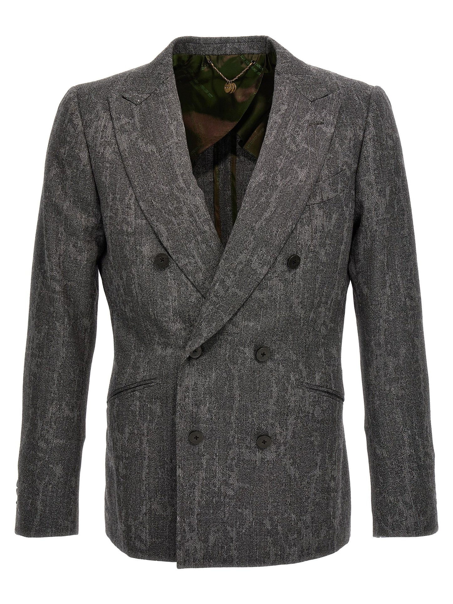 Gray Wool Blazer