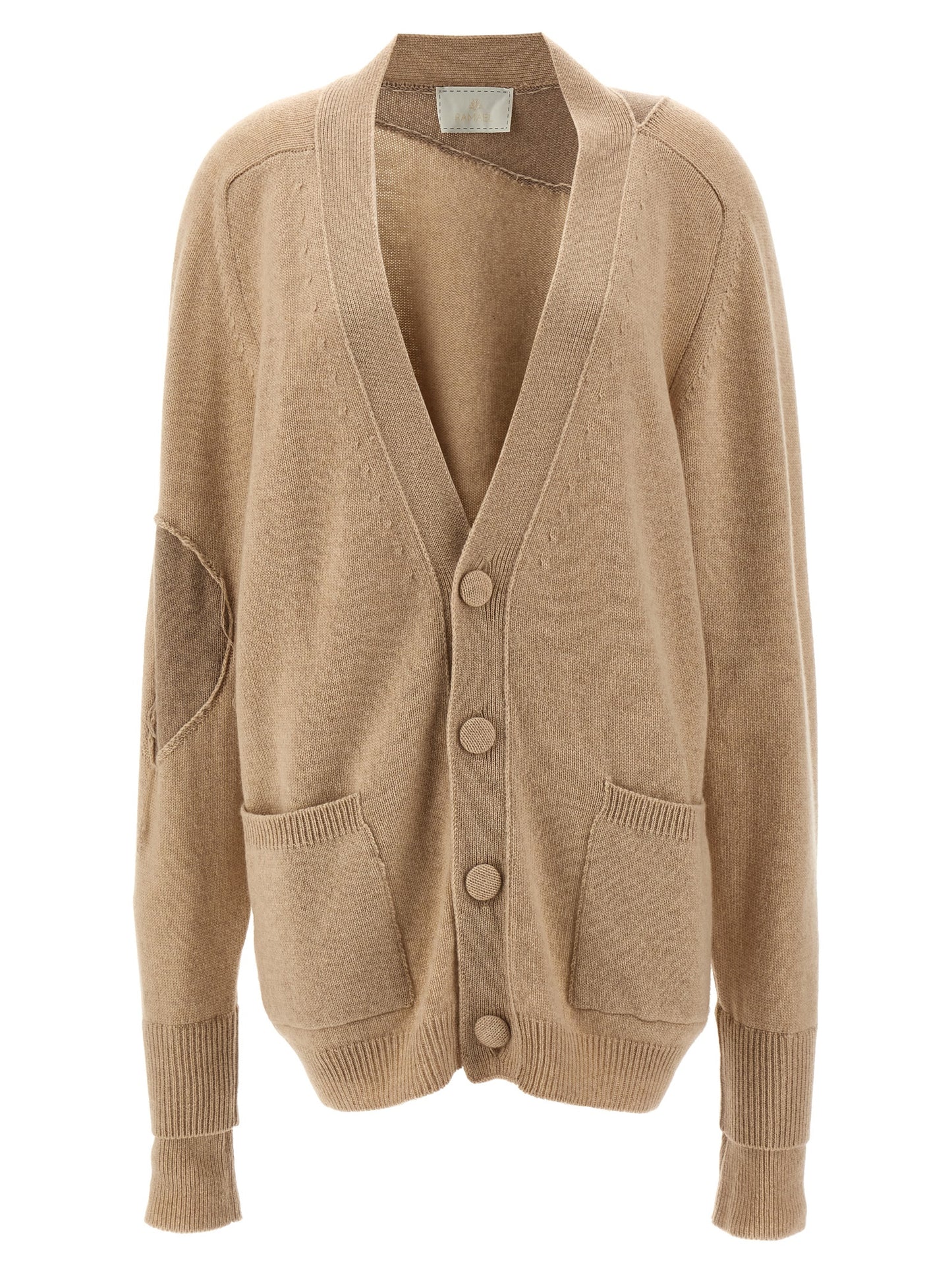 Beige Cashmere Cardigan