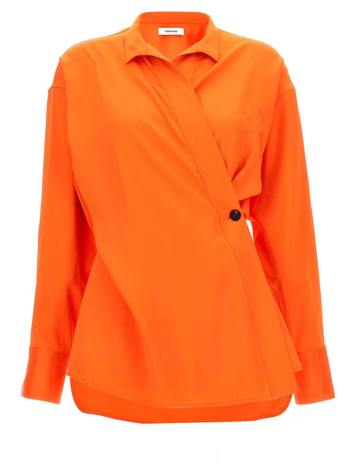 Orange Viscose Blouse