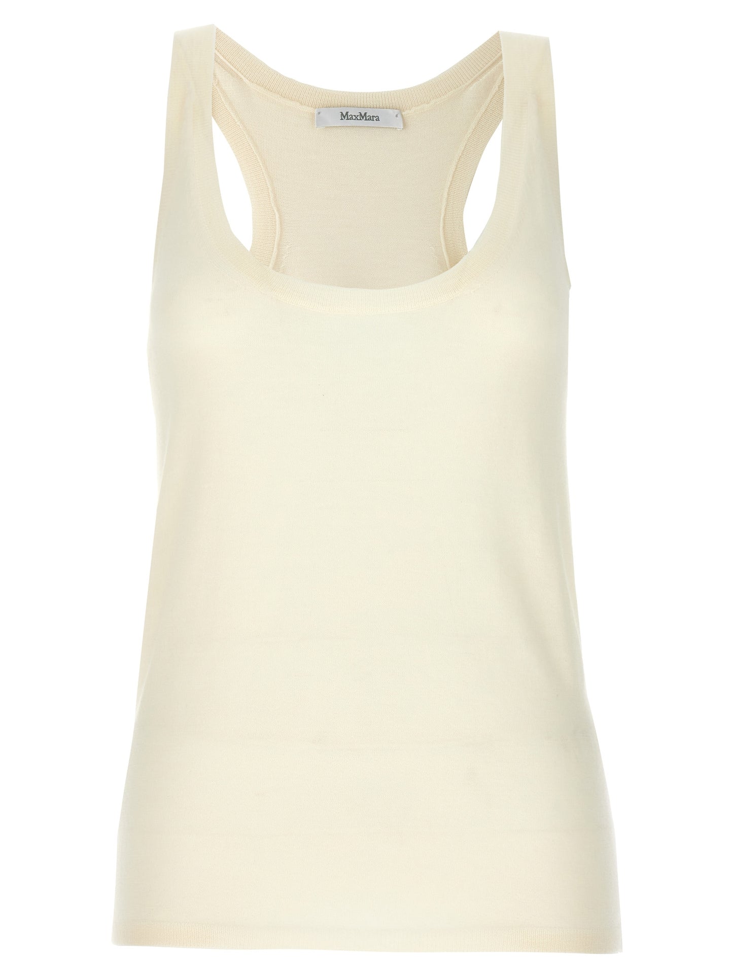 White Cashmere Tank Tops