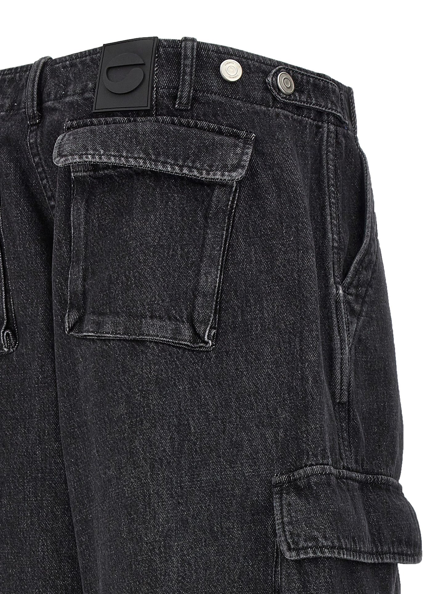 Black Cotton Jeans Denim