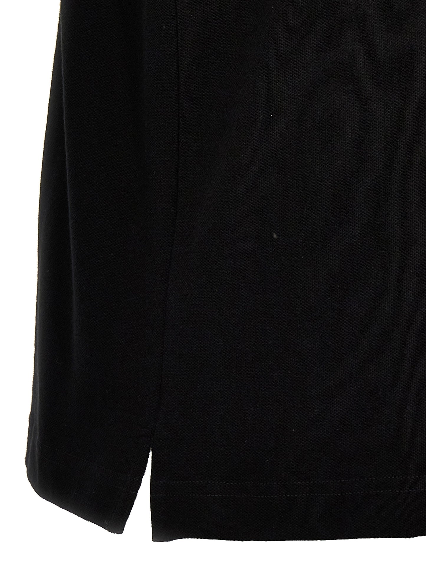 Black Polyester Polo Shirt