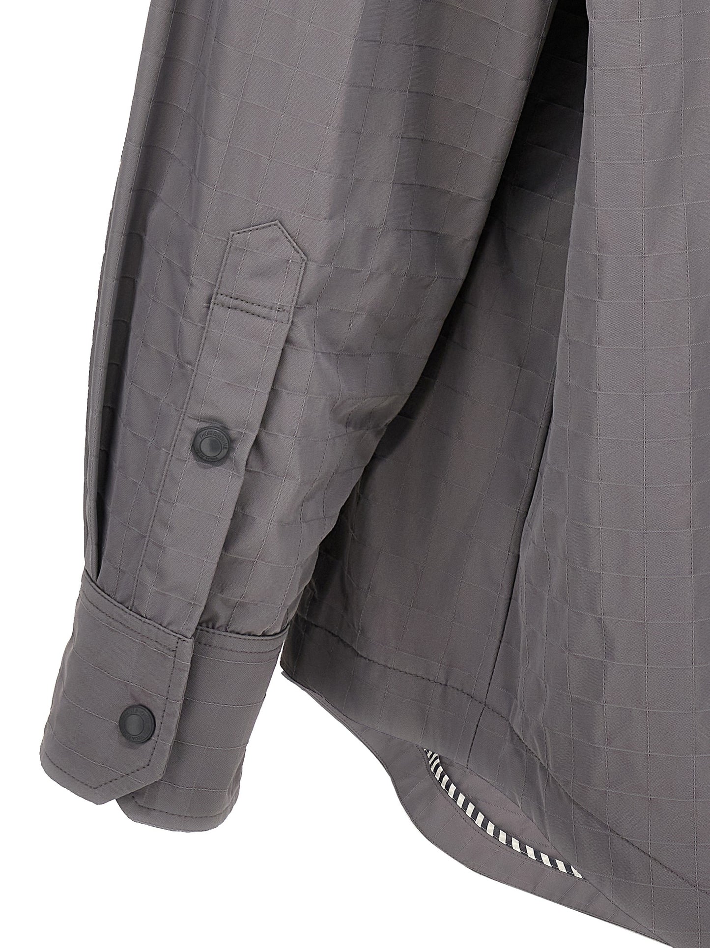 Gray Polyamide Blouse
