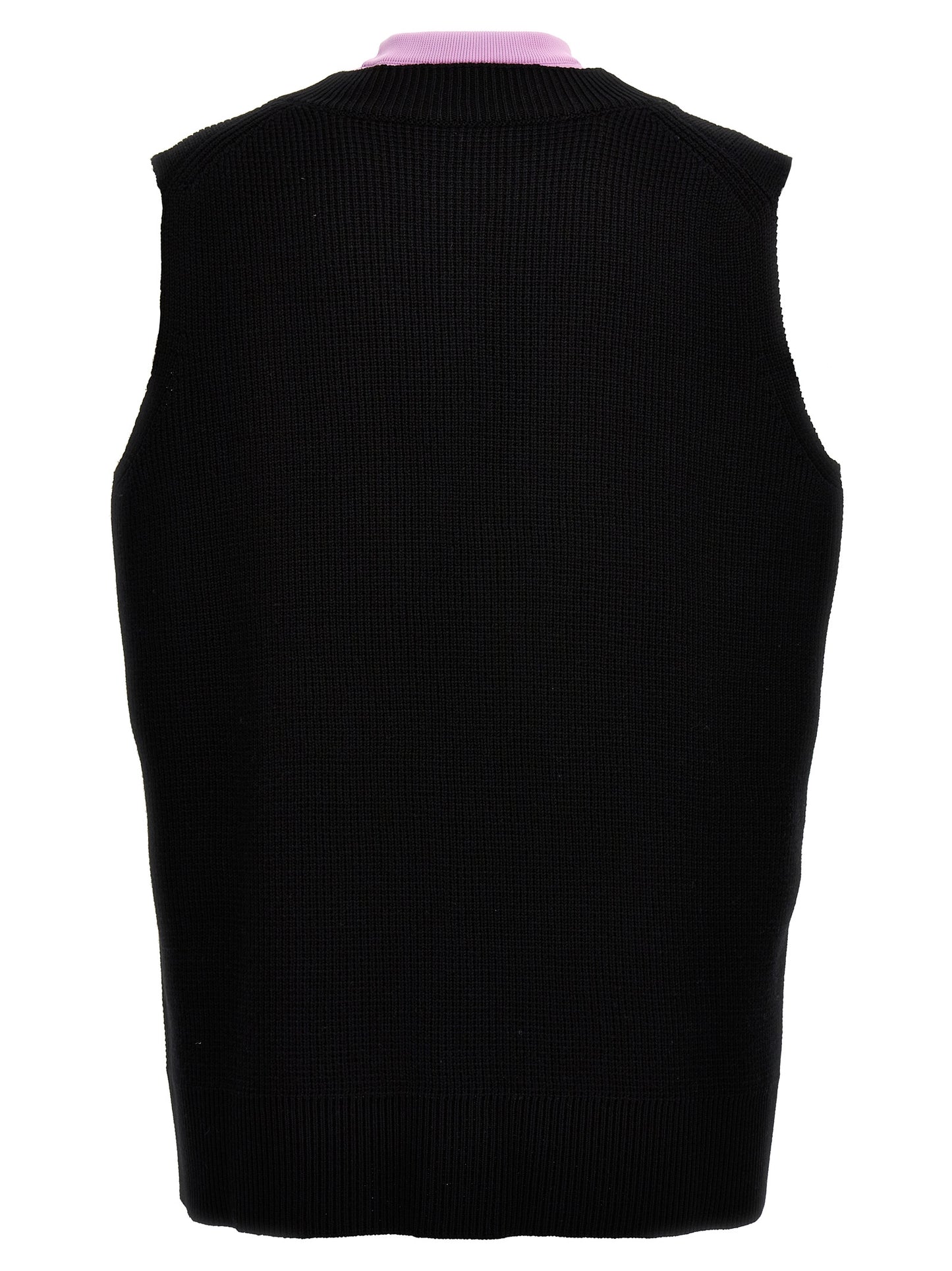 Multicolor Wool Sleeveles Sweater