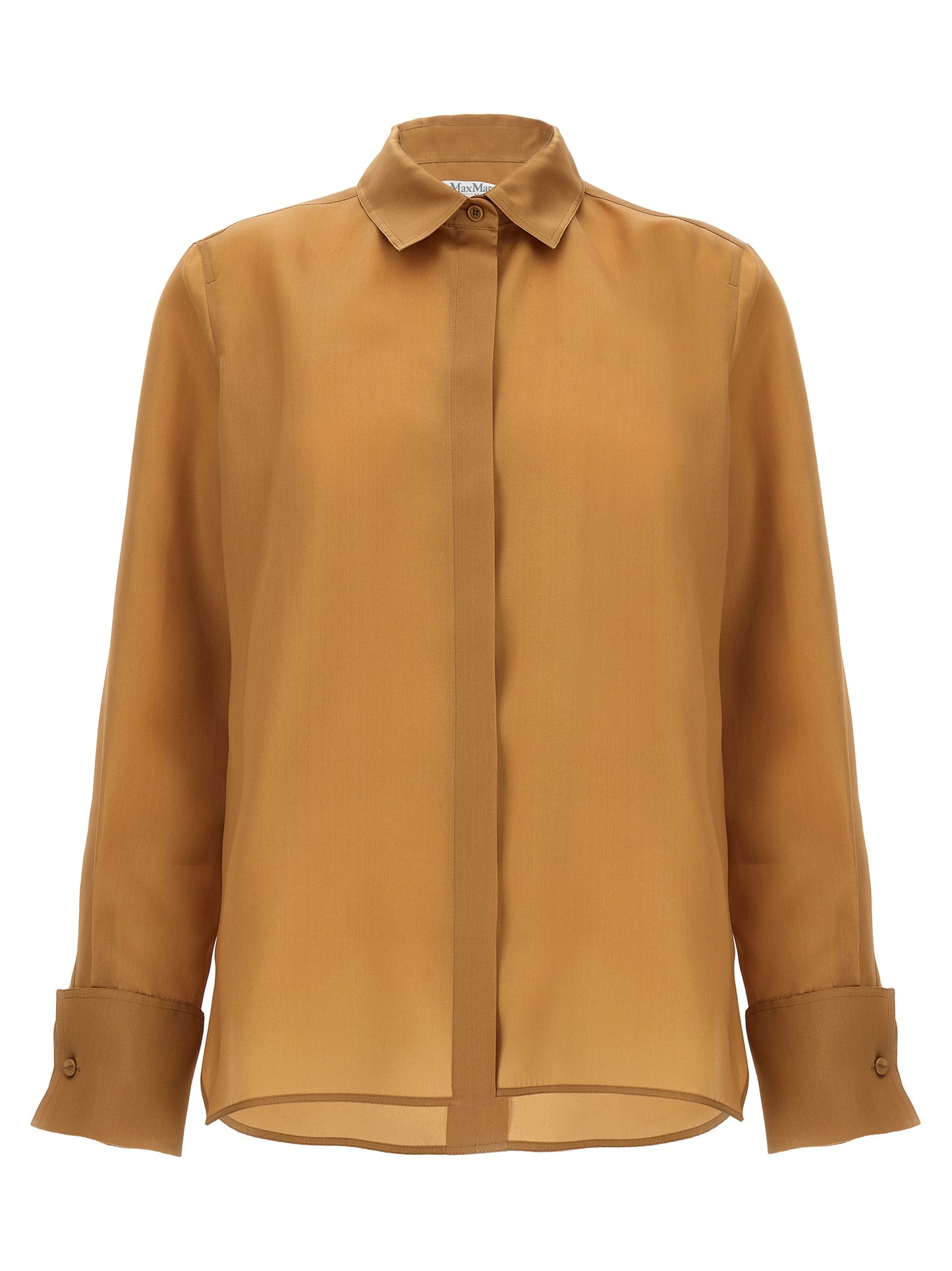 Beige Silk Blouse