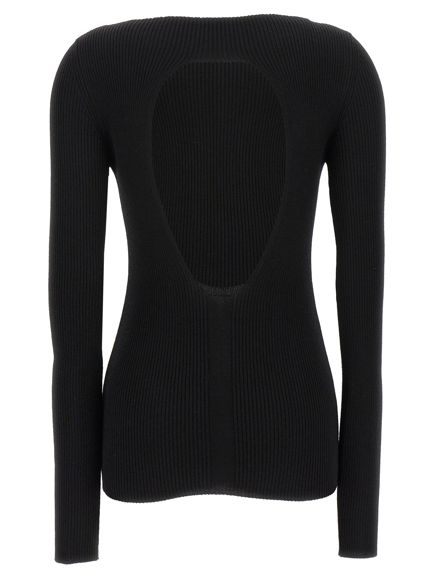 Black Wool Cardigan