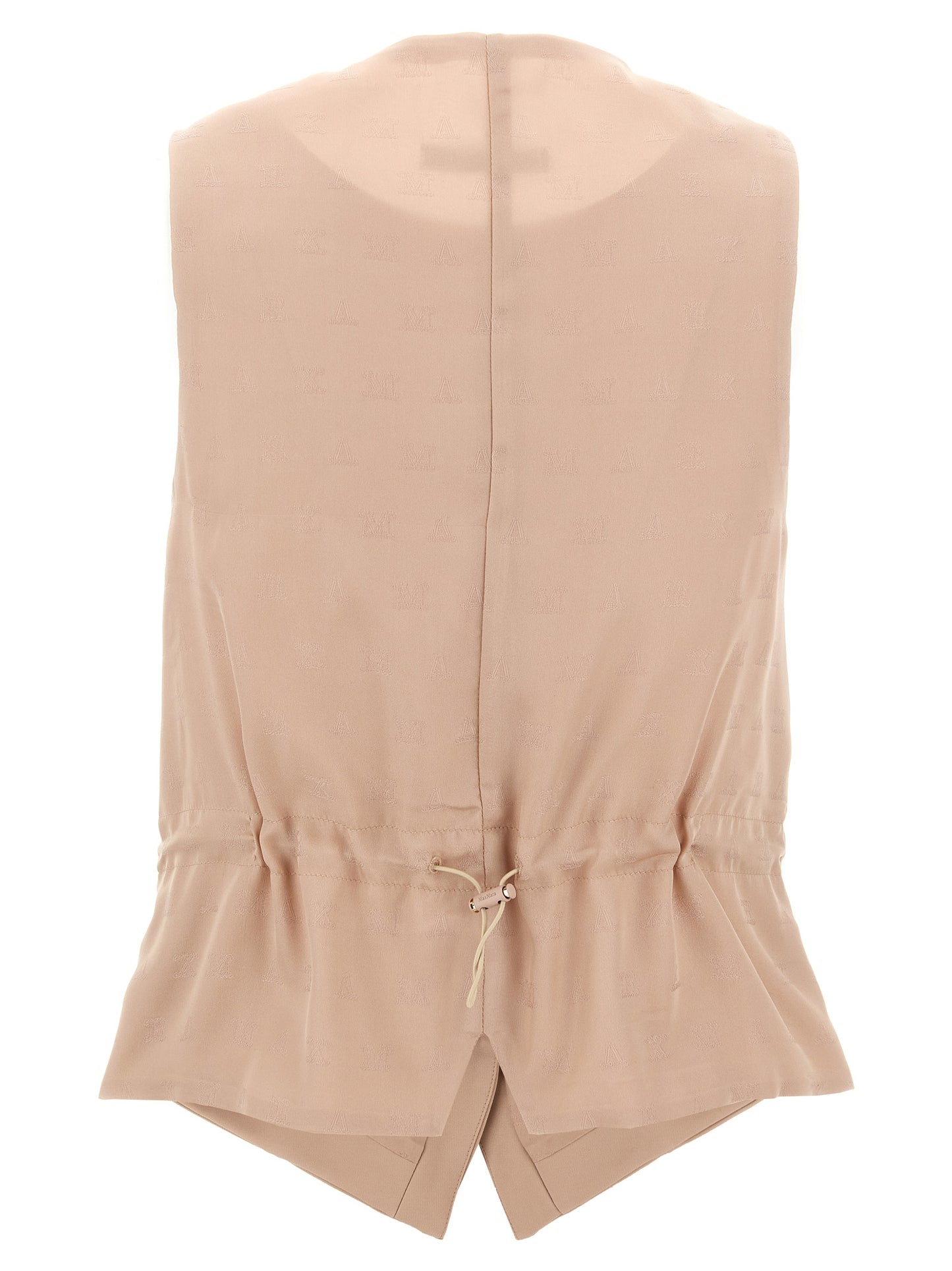 Multicolor Acetate Sleeveless Jacket