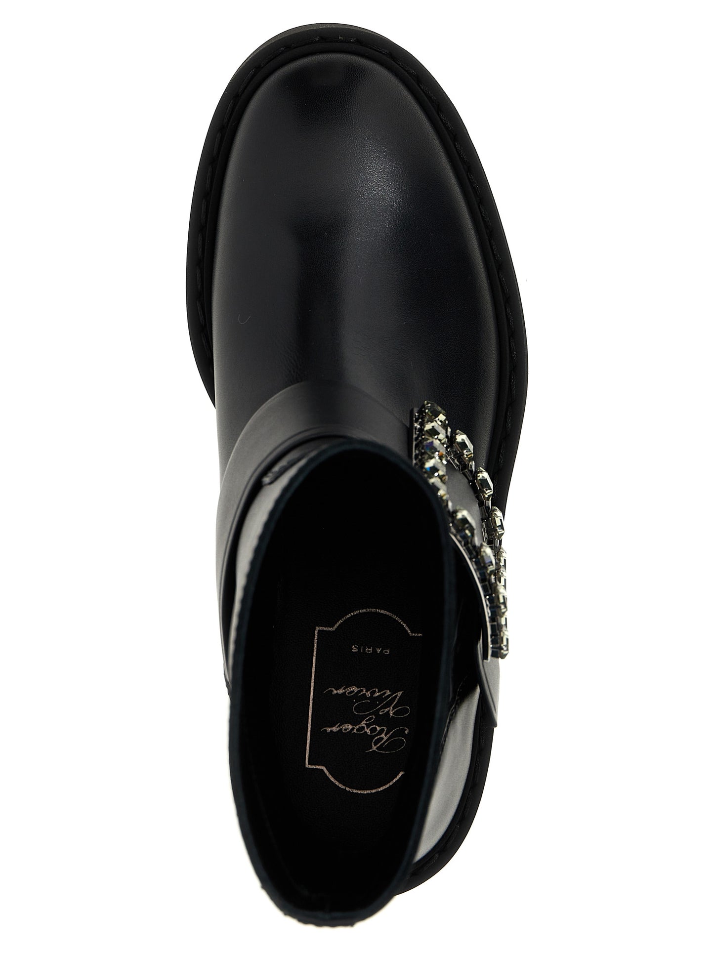 Black Calfskin Ankle Boots