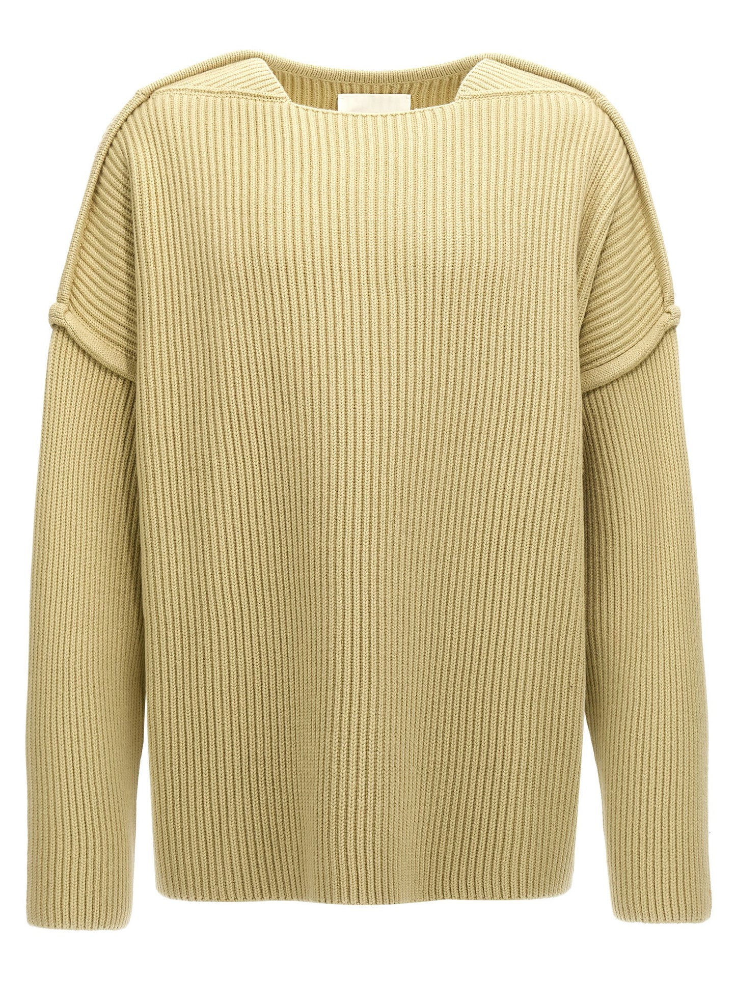 Bicolor Wool Cardigan