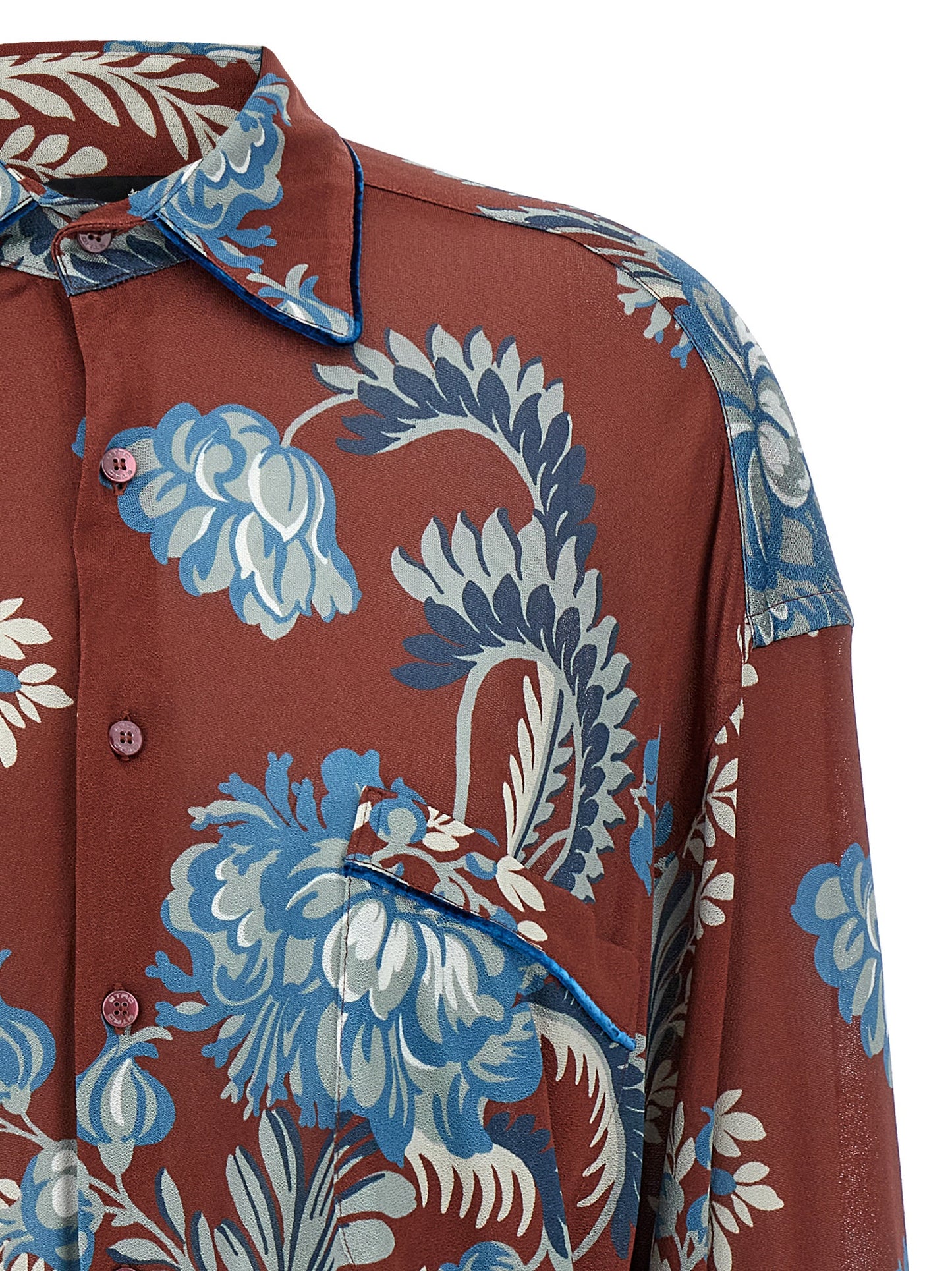 Multicolor Viscose Blouse