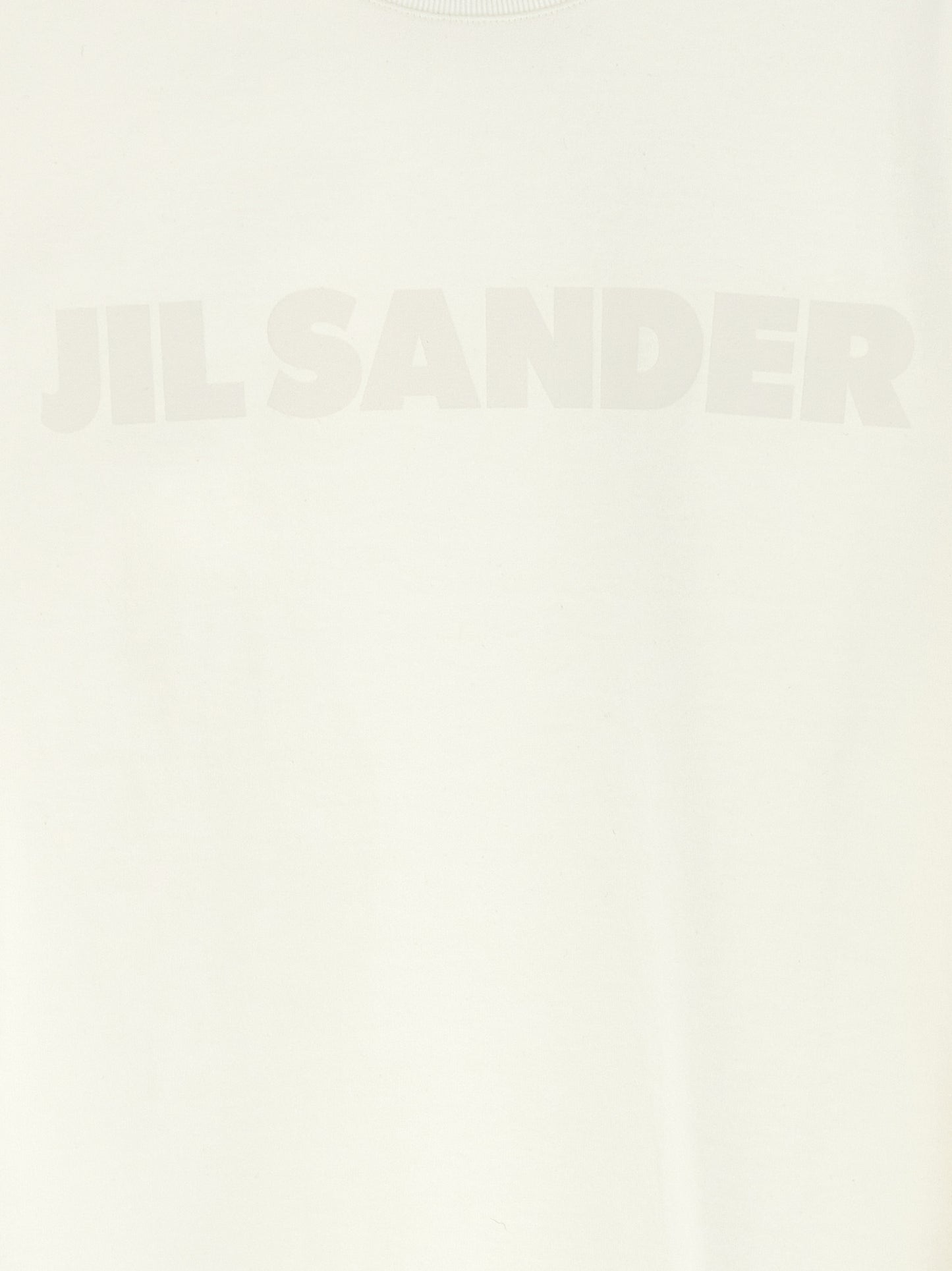 White Cotton Long Sleeve T-Shirt