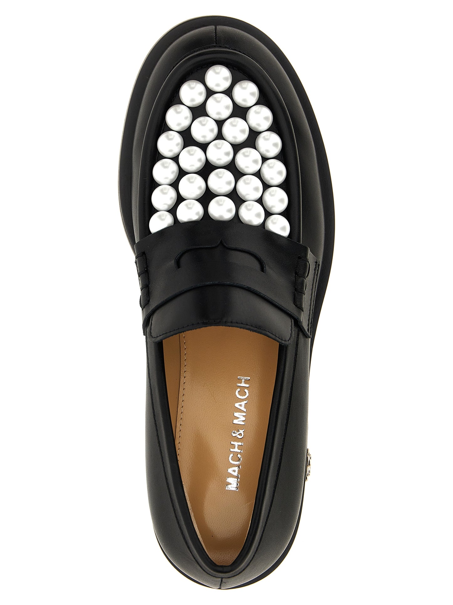 Bicolor Calfskin Slip-On Loafers