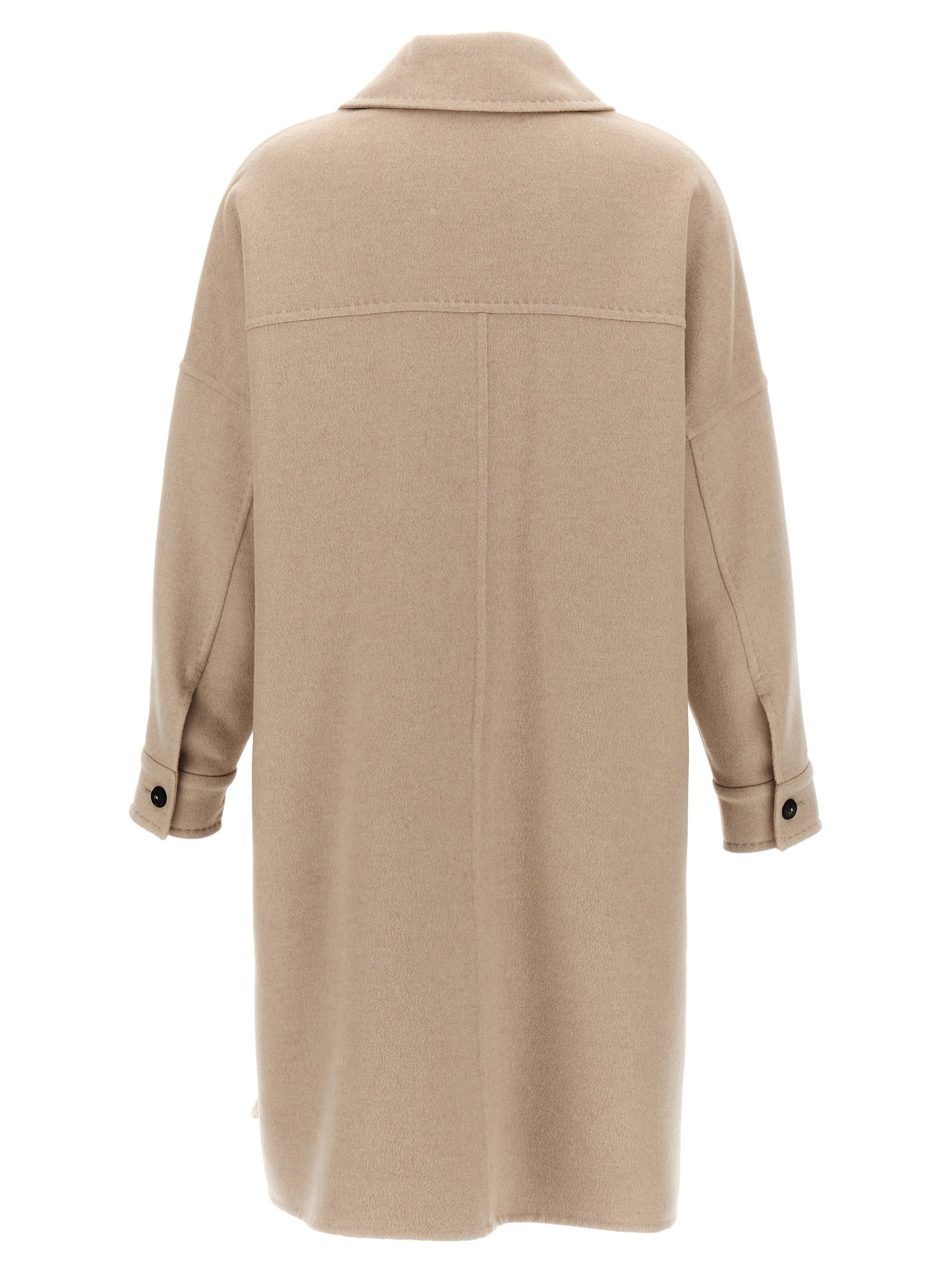 Beige Cashmere Coat